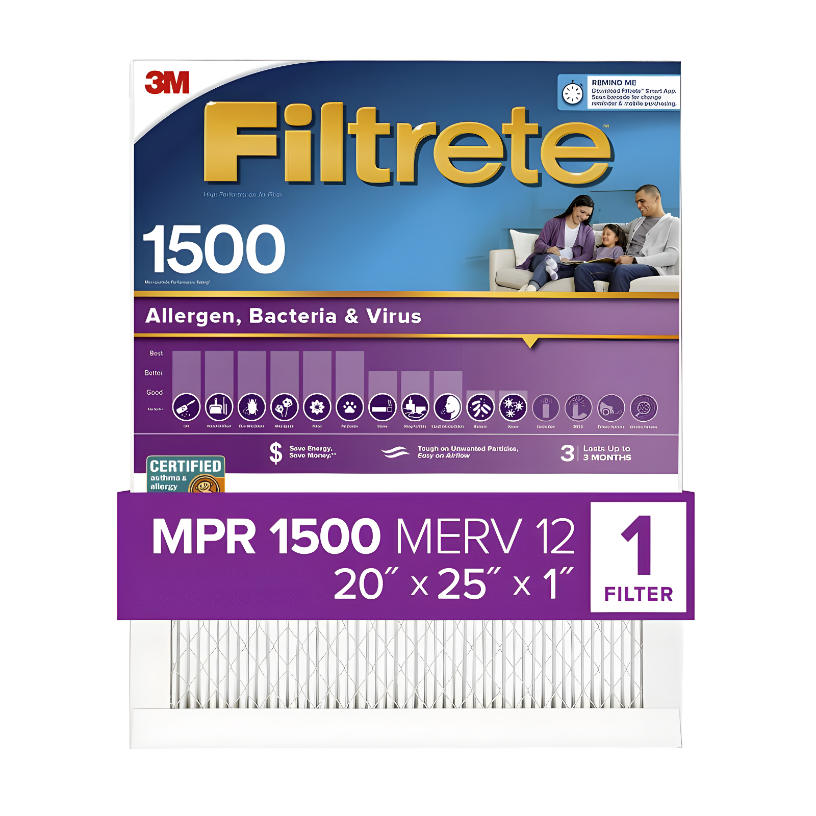 3M 3M Air Filter for Furnace (Set of 4)
