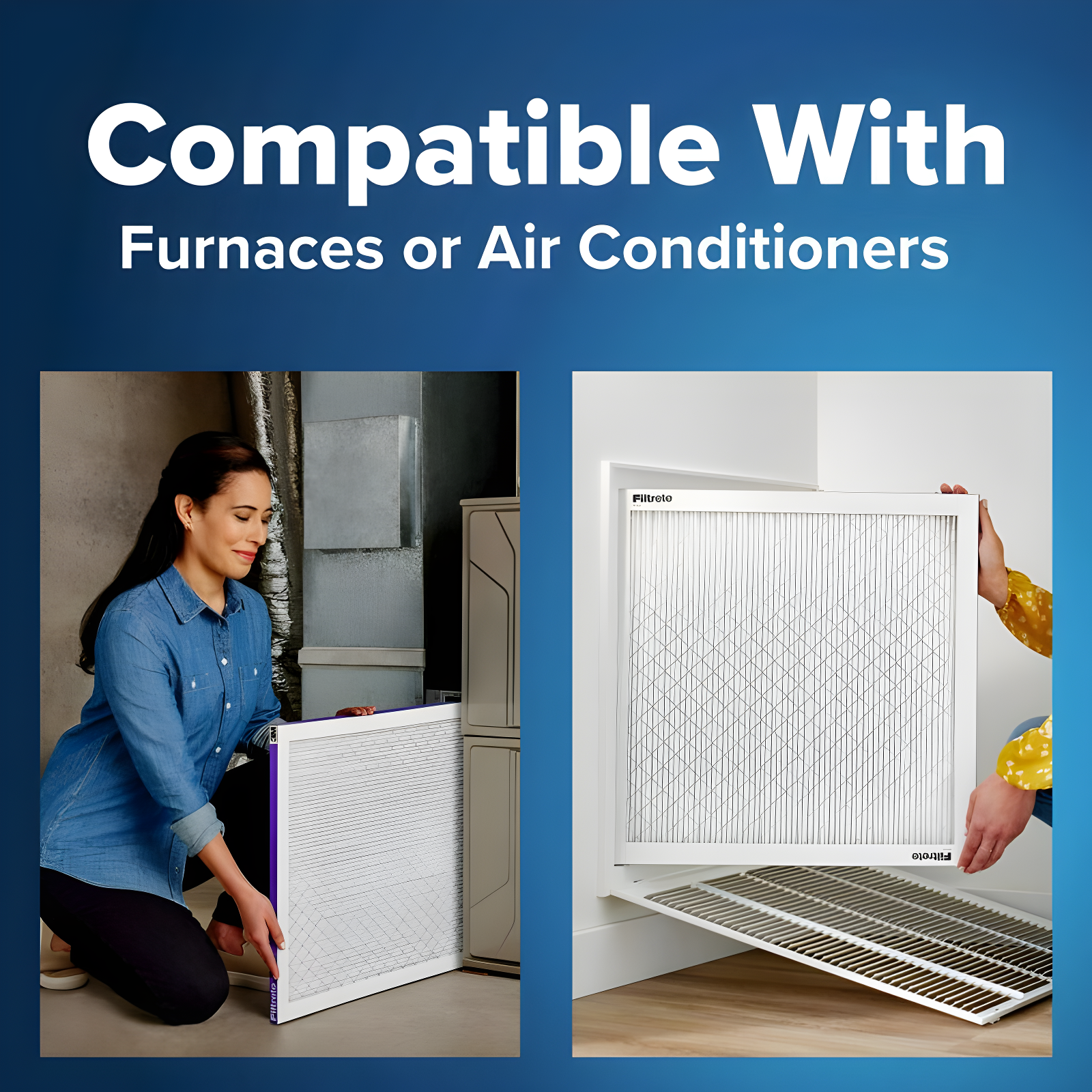 3M 3M Air Filter for Furnace (Set of 4)