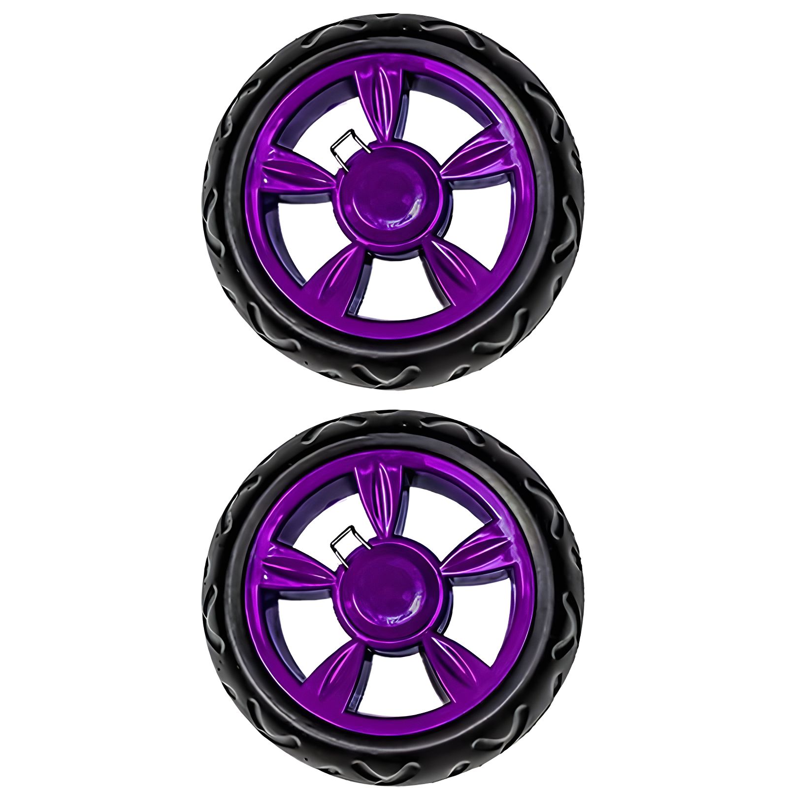 dbest products Trolley Dolly Foldable Shopping Cart for Groceries with Wheels Removable Bag Rolling Personal Handtruck - Purple