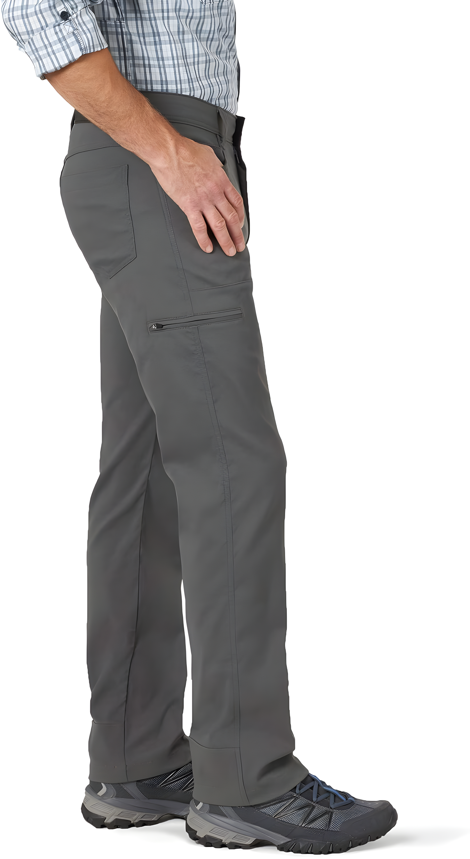 Wrangler Shadow Black ATG All Terrain Gear Synthetic Relaxed Straight Fit Pants - 34 X 30
