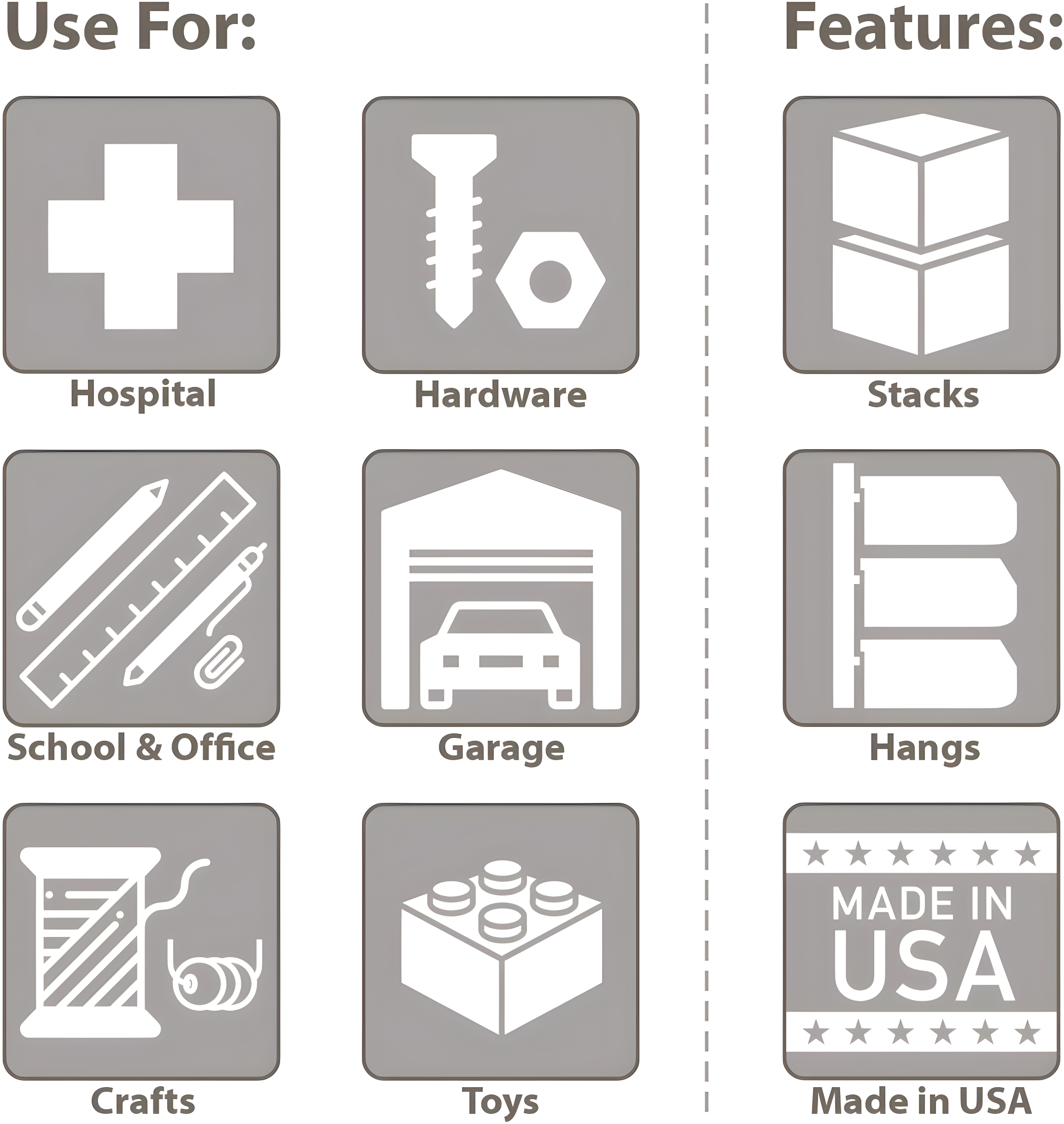 Akro-Mils Plastic Bin