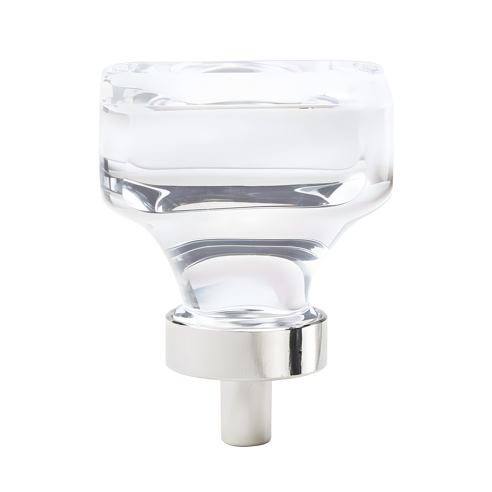 Glacio 1 3/8" Length Square Knob