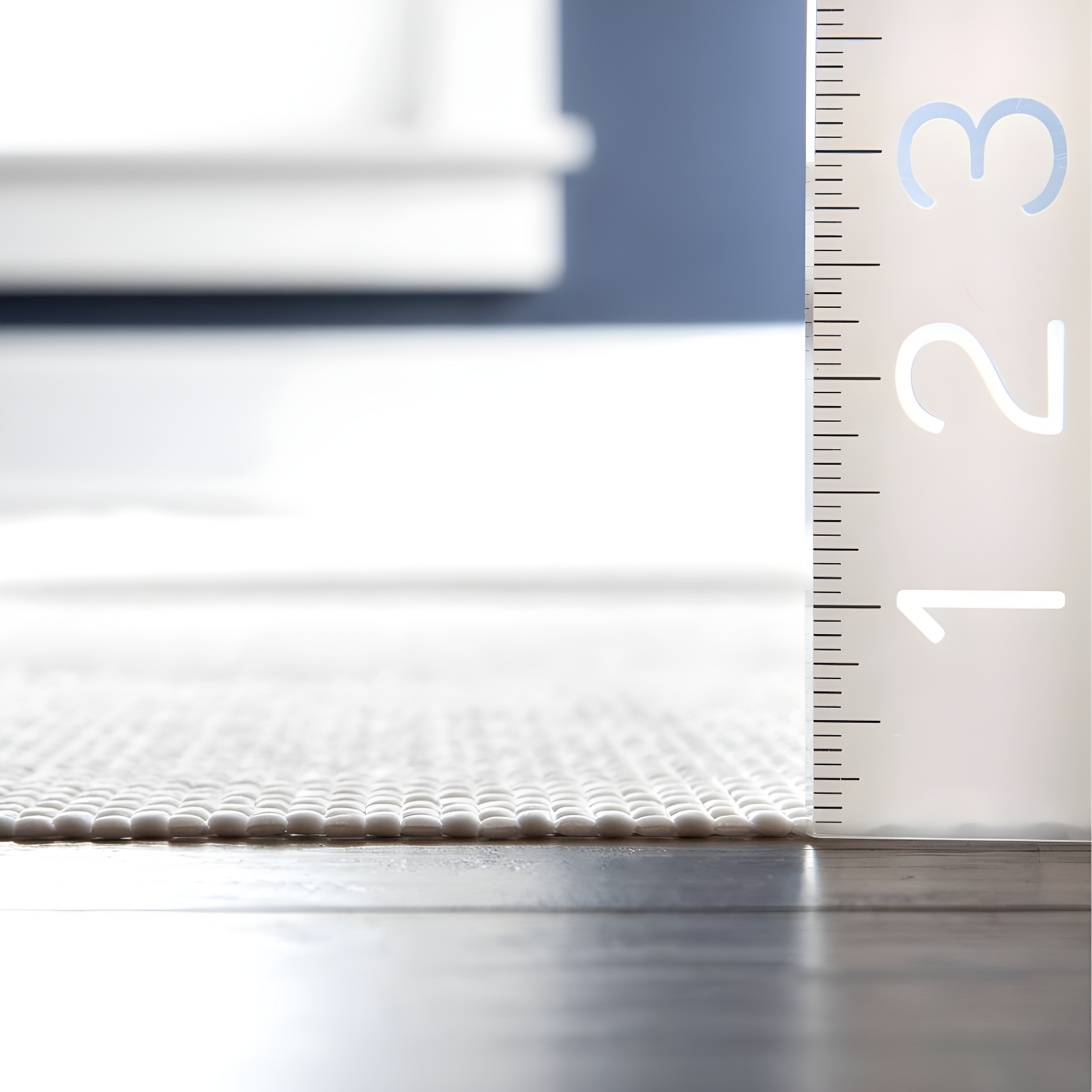 White Solid Loomed Area Rug 10'x14' - nuLOOM: Skid-Resistant Rectangle Rug Pad, Polyamide Material