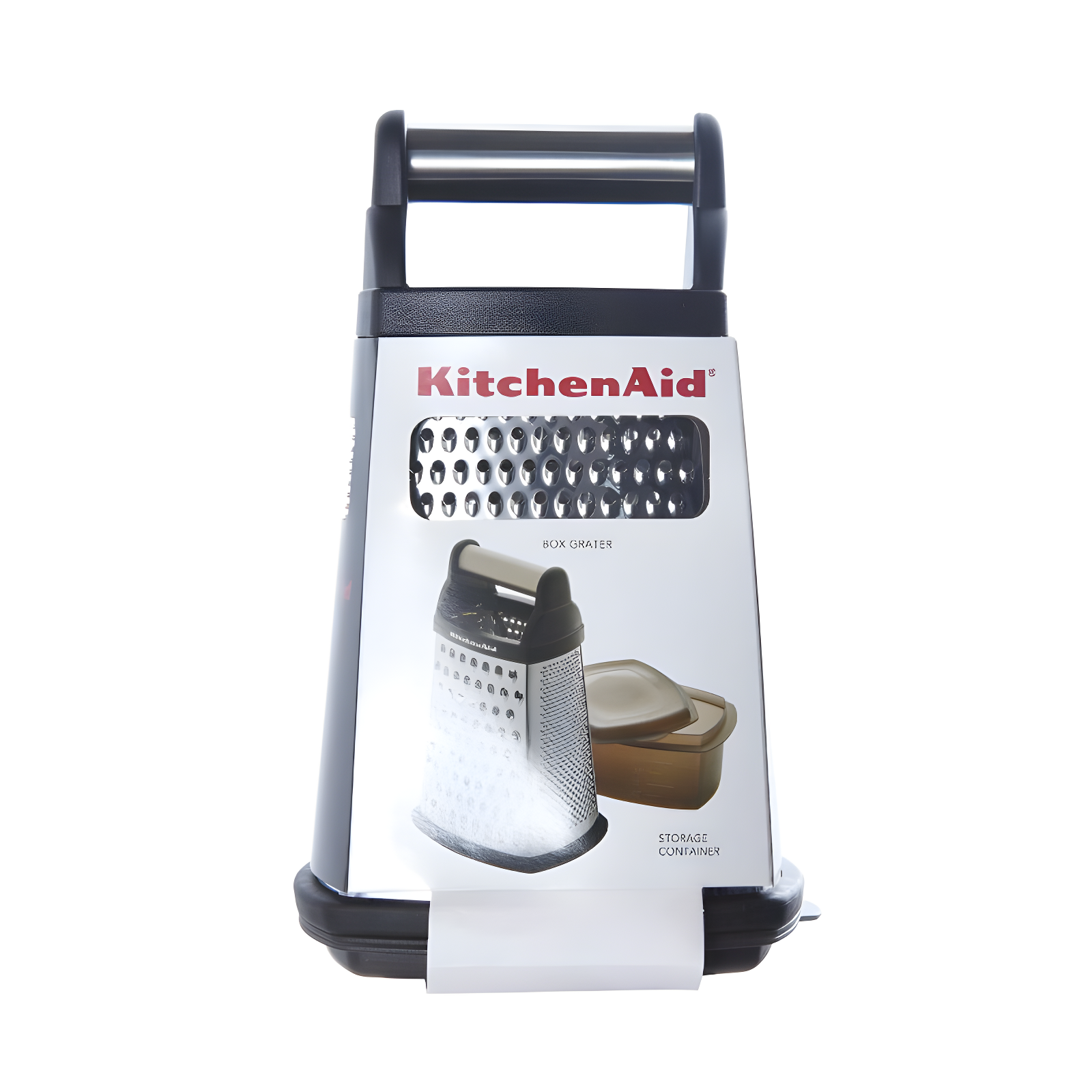 KitchenAid® KitchenAid® Gourmet 4-Sided Stainless Steel Box Grater with Detachable Storage Container