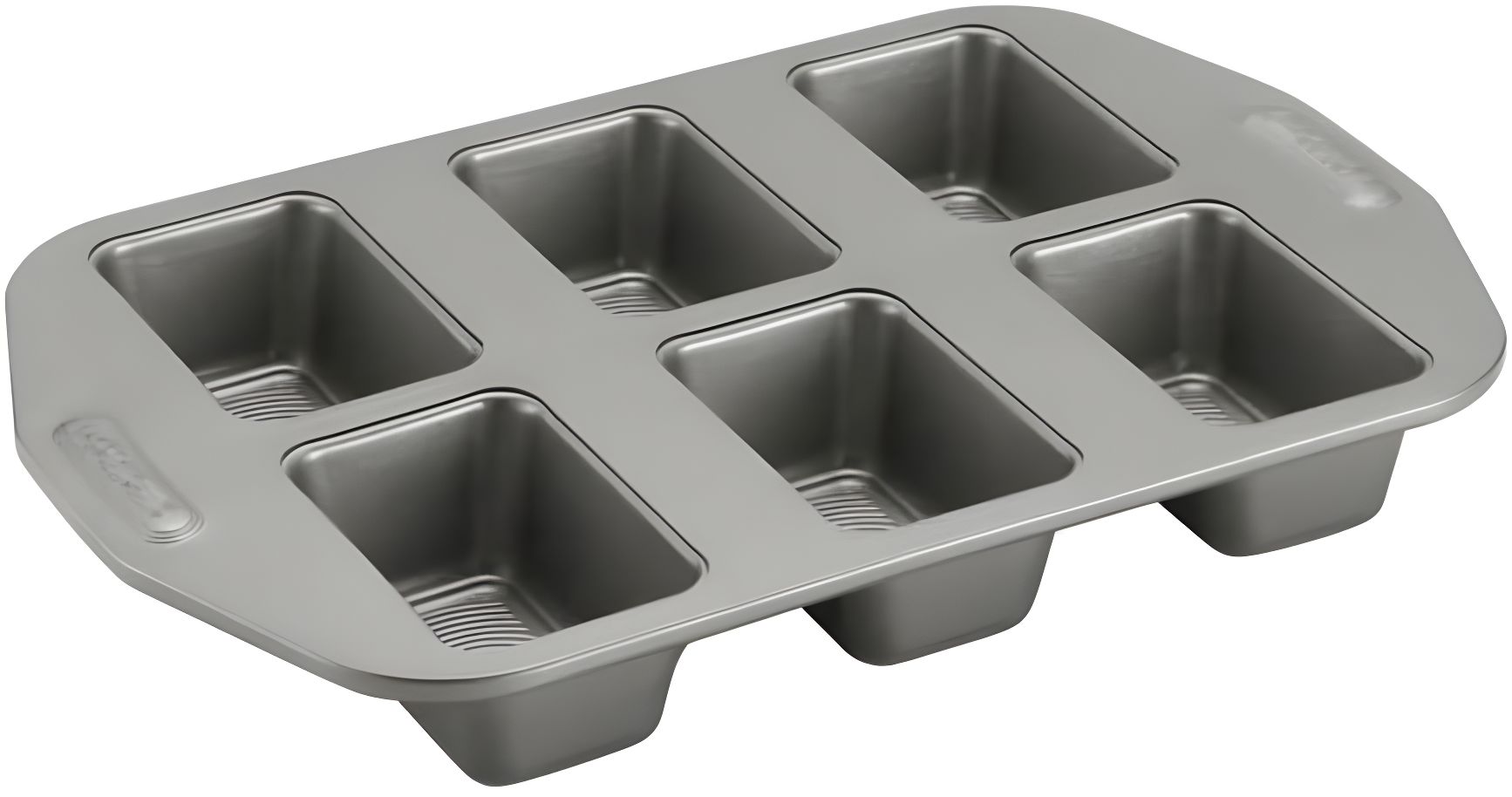 Circulon Circulon Nonstick Bakeware Mini Loaf Pan, 6-Cup, Gray