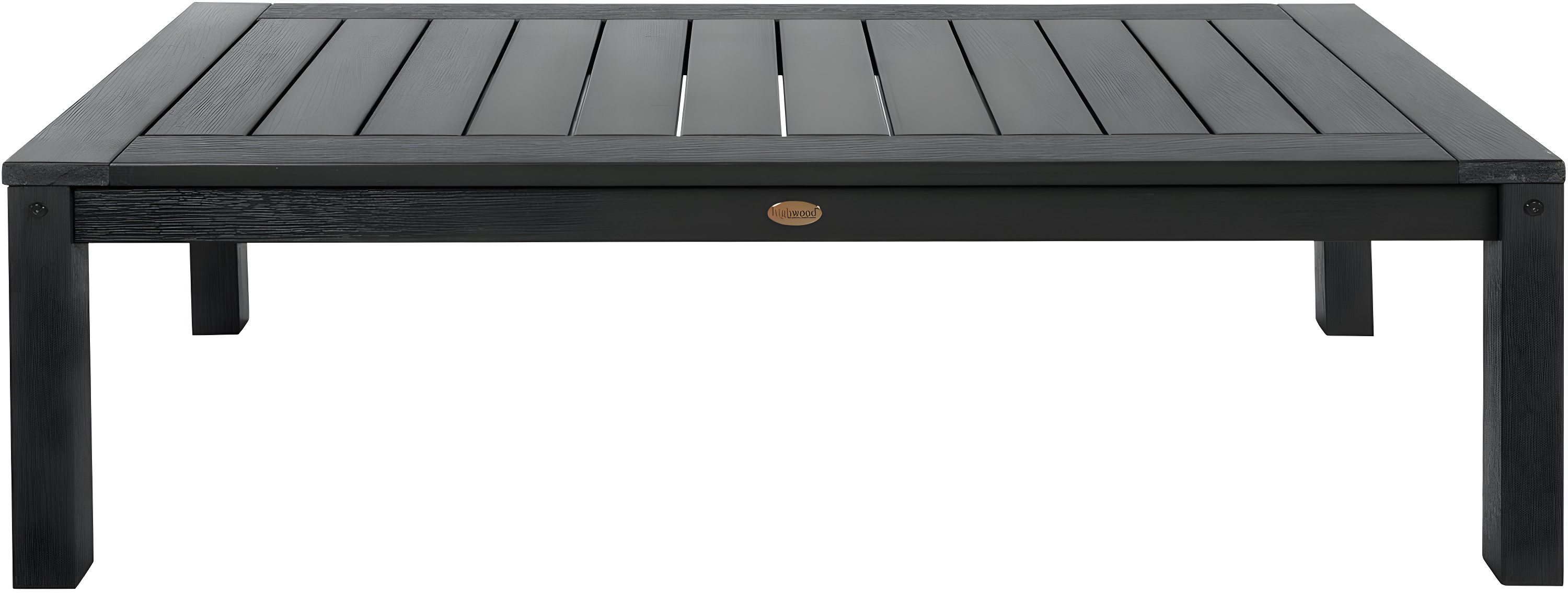 Adirondack Coffee Table Black - Highwood: Outdoor Poly Lumber, Stainless Steel Hardware, 12-Year Warranty