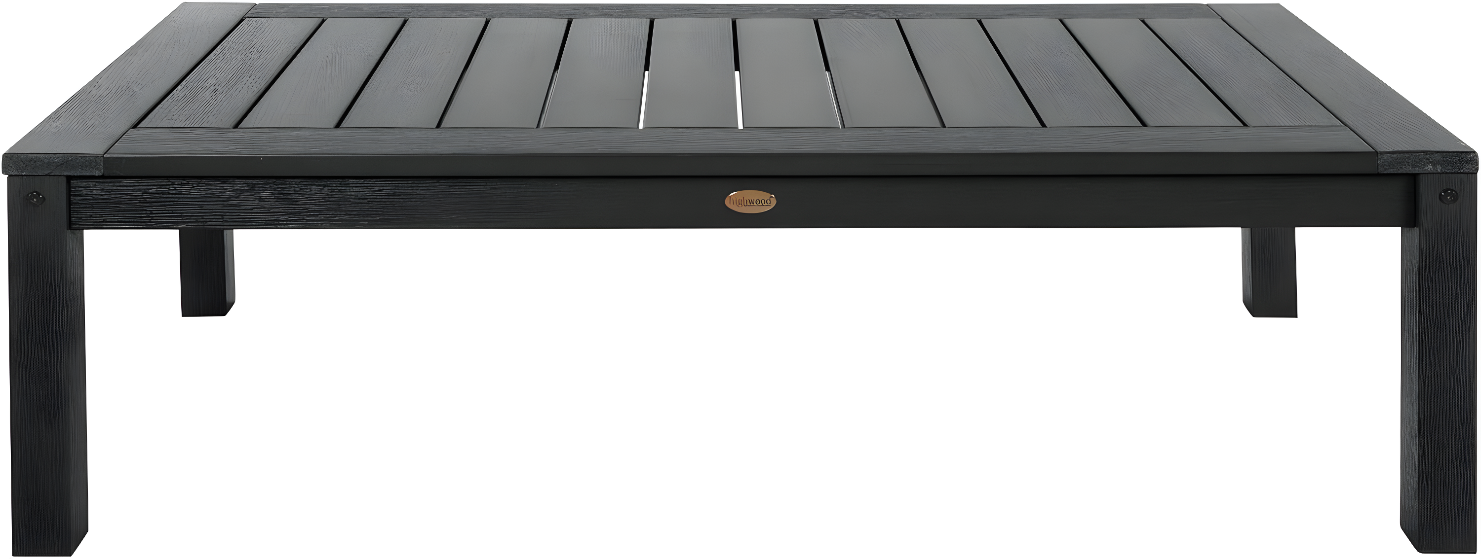 Adirondack Coffee Table Black - Highwood: Outdoor Poly Lumber, Stainless Steel Hardware, 12-Year Warranty