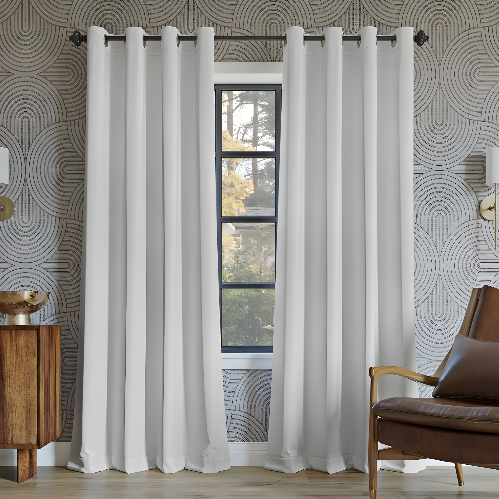 Sun Zero Oslo Theater Grade Extreme 100% Blackout Grommet Curtain Panel