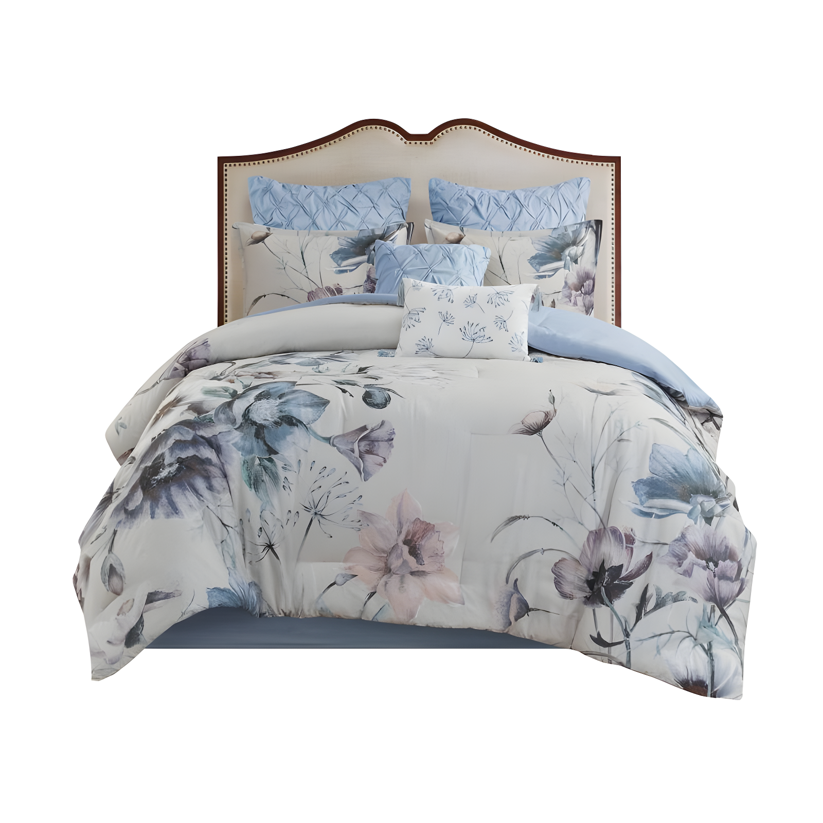 Madison Park Cassandra 8 Piece Cotton Comforter Set