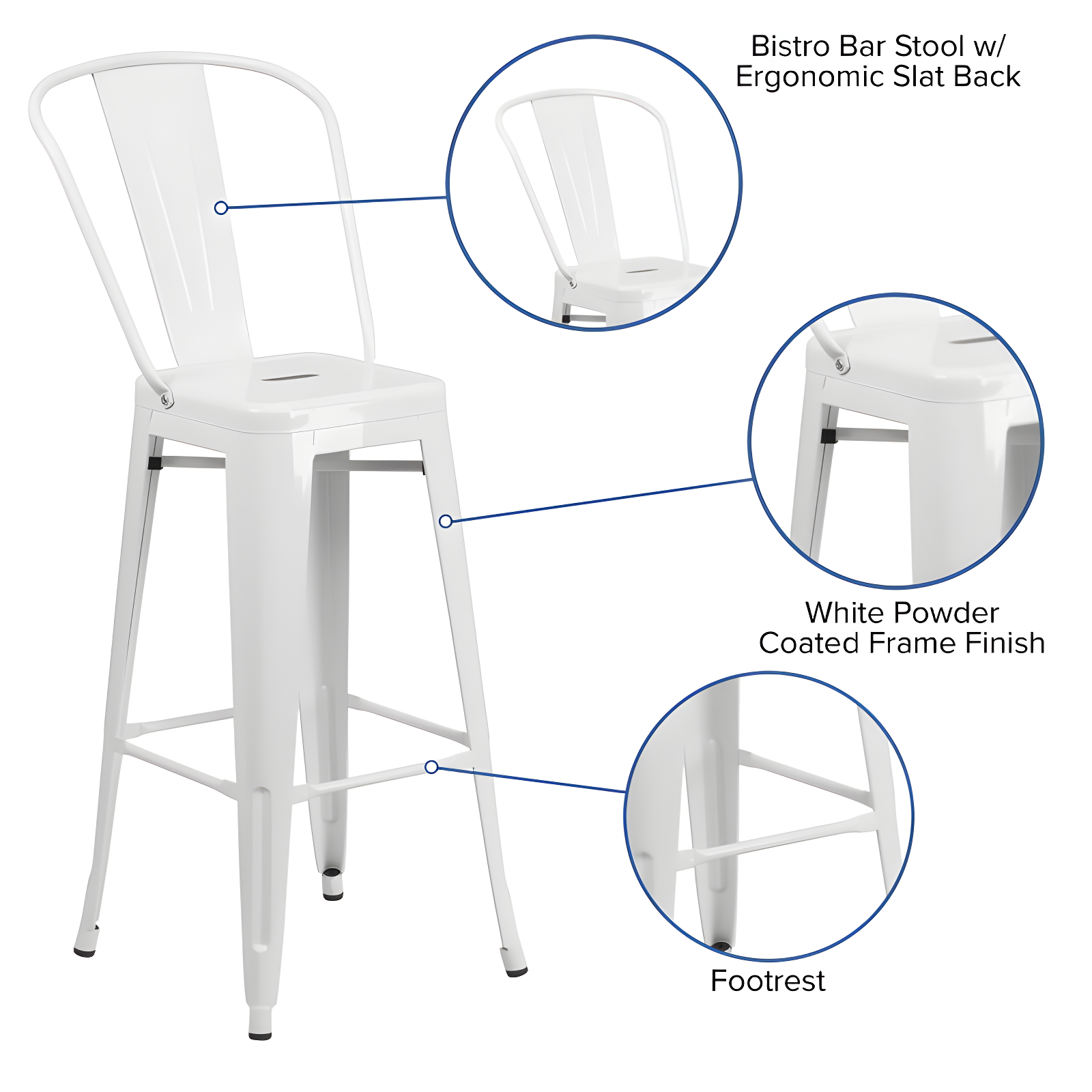 Metal Outdoor Stool