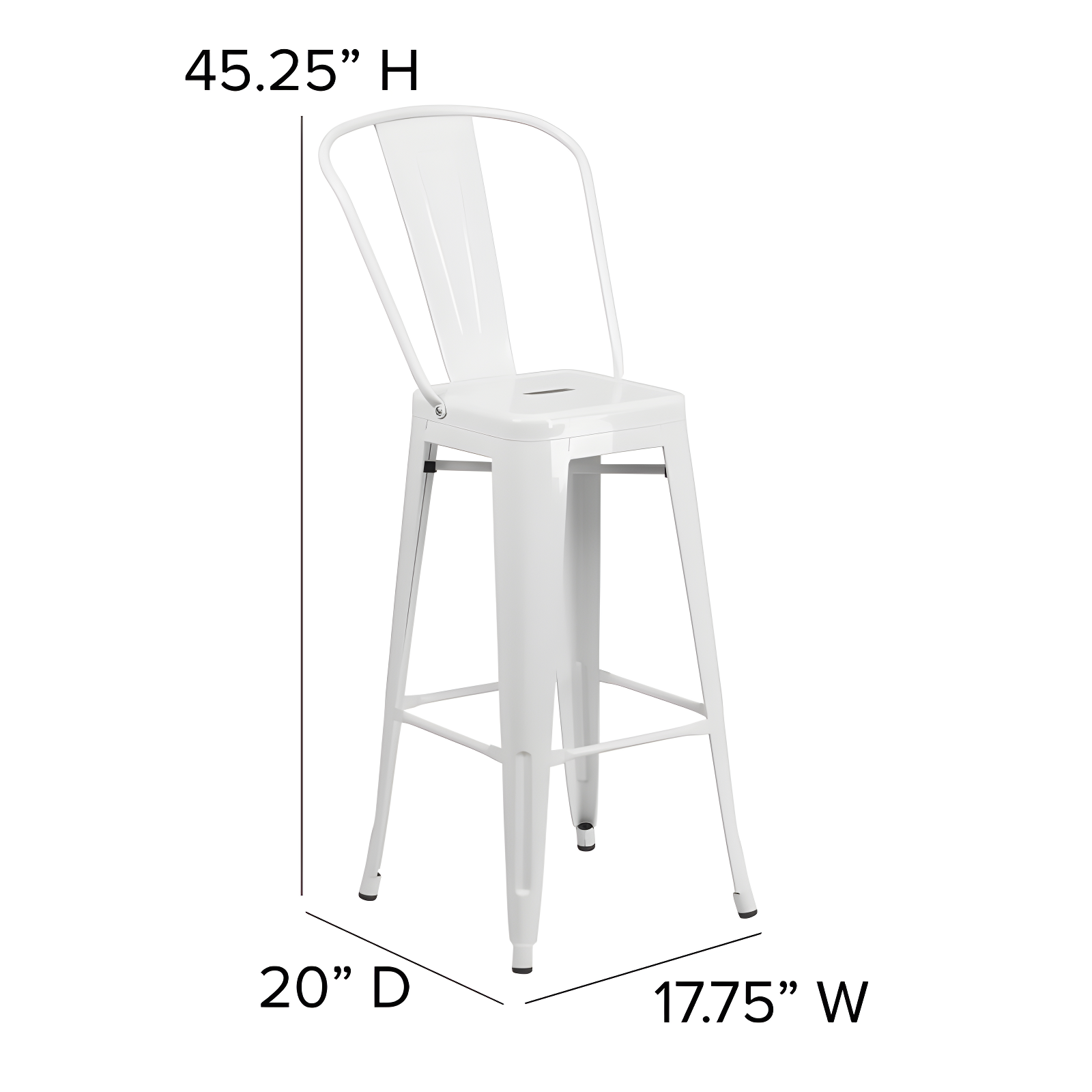 Metal Outdoor Stool