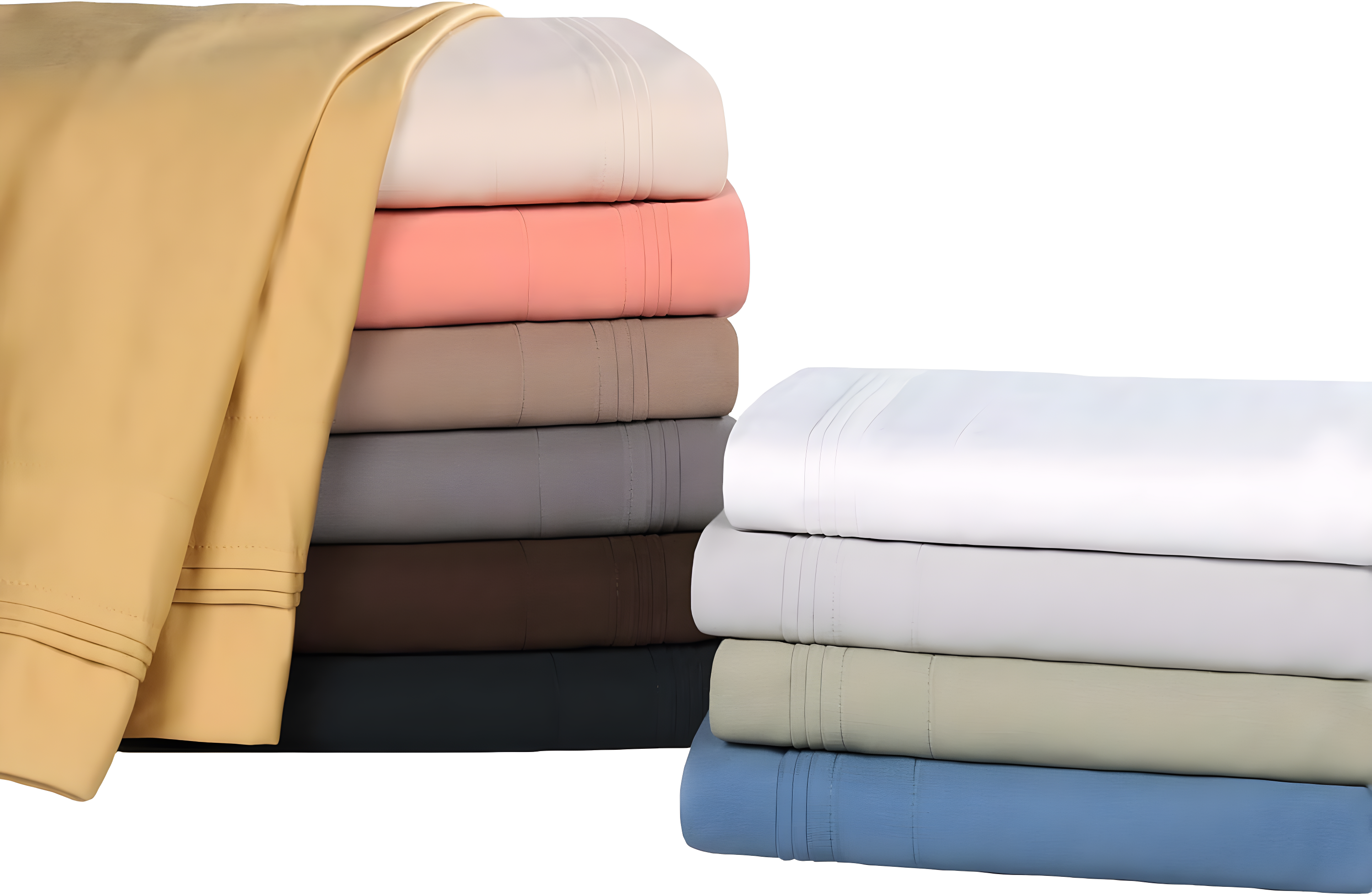Superior Egyptian Cotton Deep Pocket Solid Luxury 1500 Thread Count Sheet Set