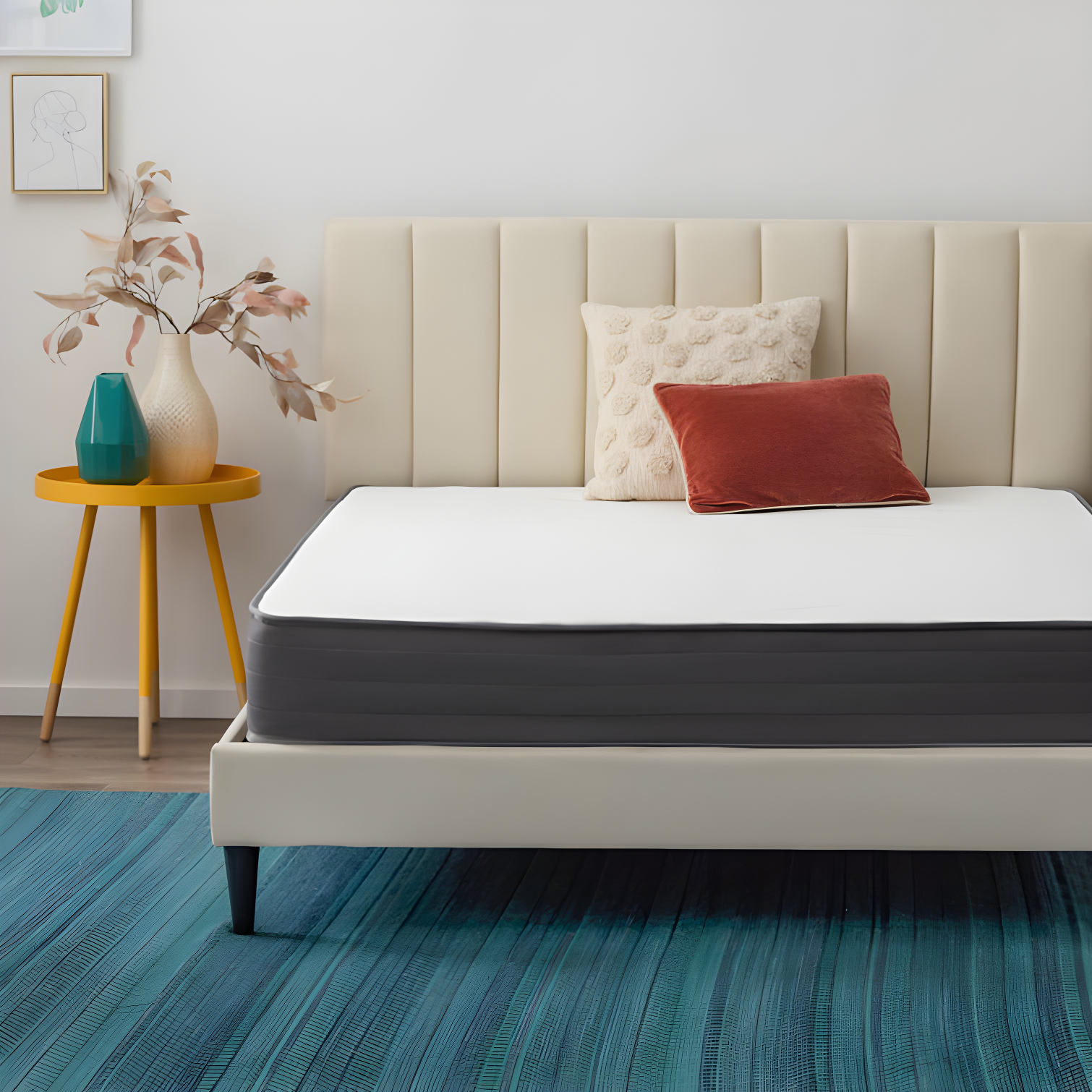 Linenspa Essentials 8 In. Firm Gel Memory Foam Hybrid Mattress