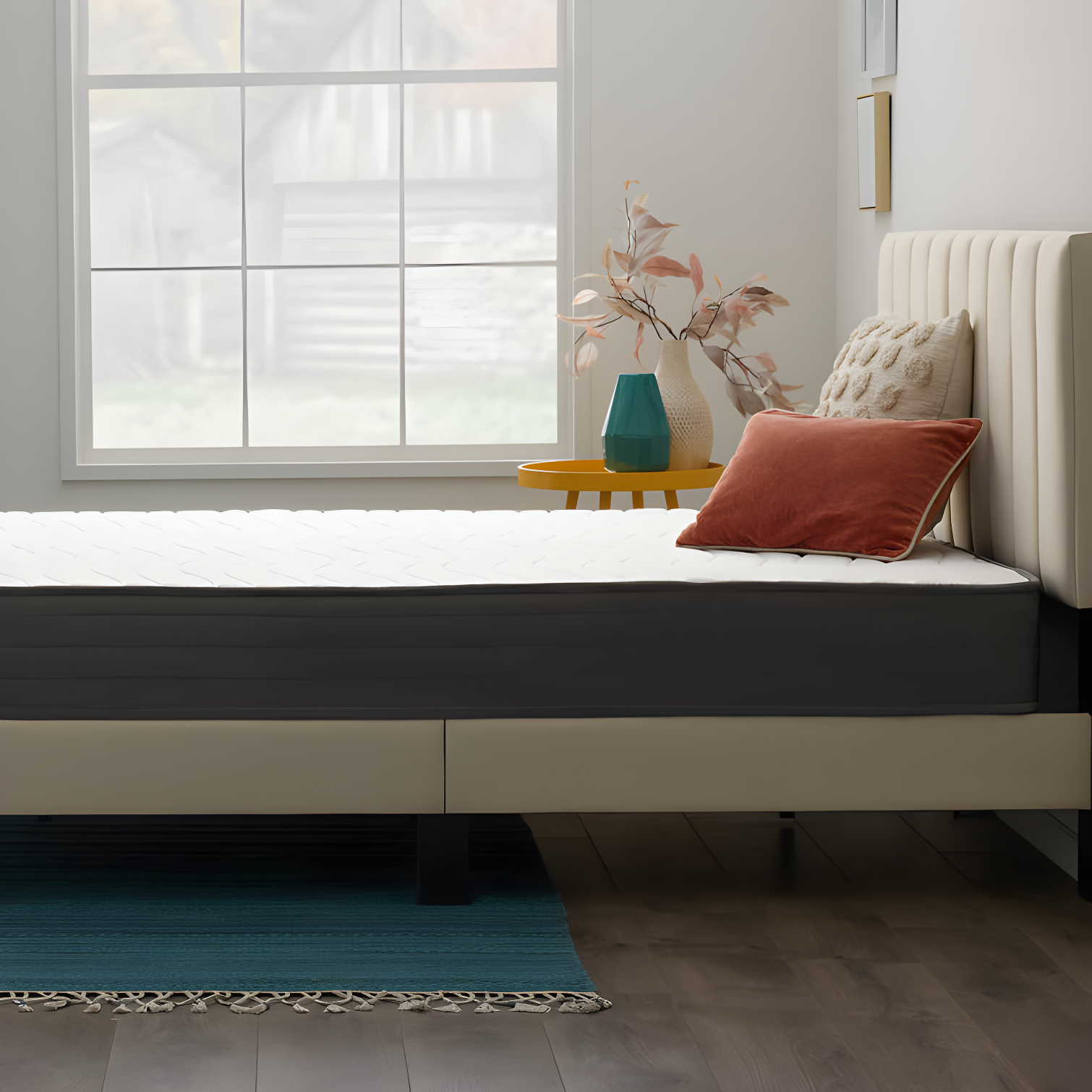 Linenspa Essentials 8 In. Firm Gel Memory Foam Hybrid Mattress