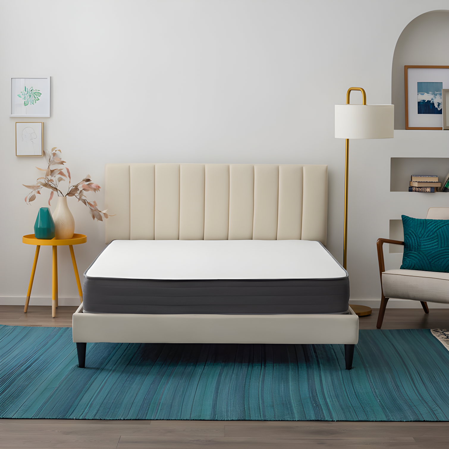 Linenspa Essentials 8 In. Firm Gel Memory Foam Hybrid Mattress