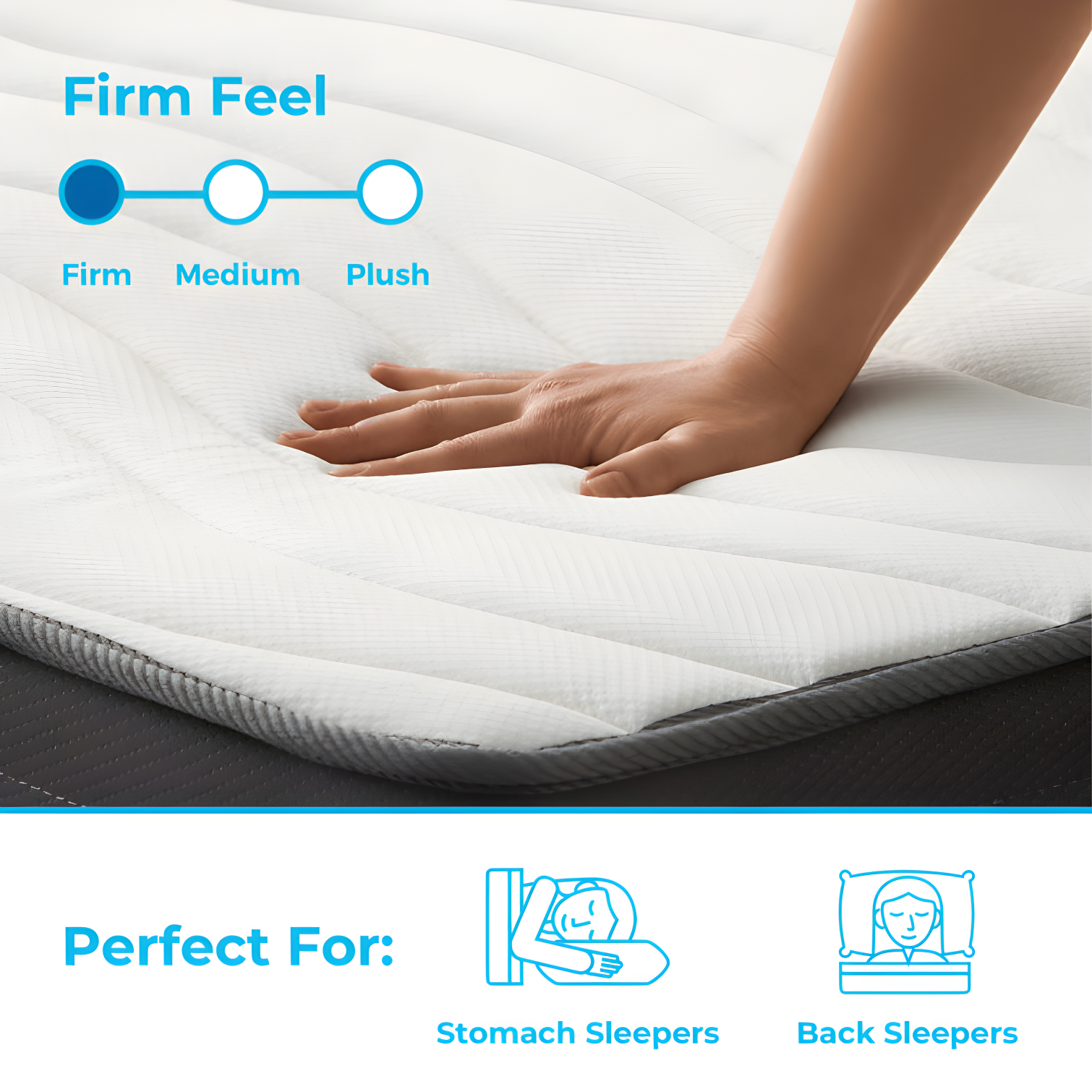 Linenspa Essentials 8 In. Firm Gel Memory Foam Hybrid Mattress
