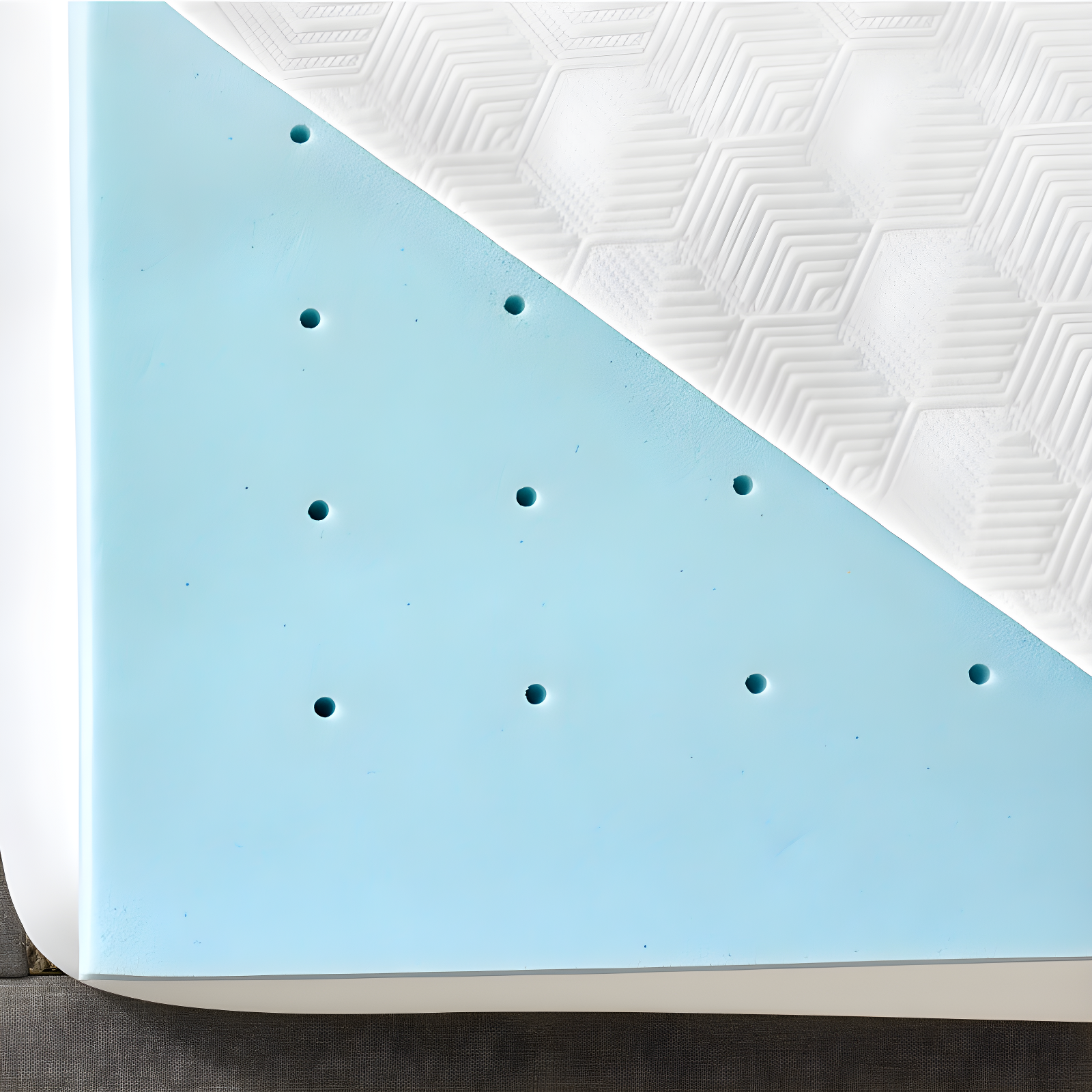 BodiPEDIC 3" Gel Memory Foam Mattress Topper with Cooling Cover