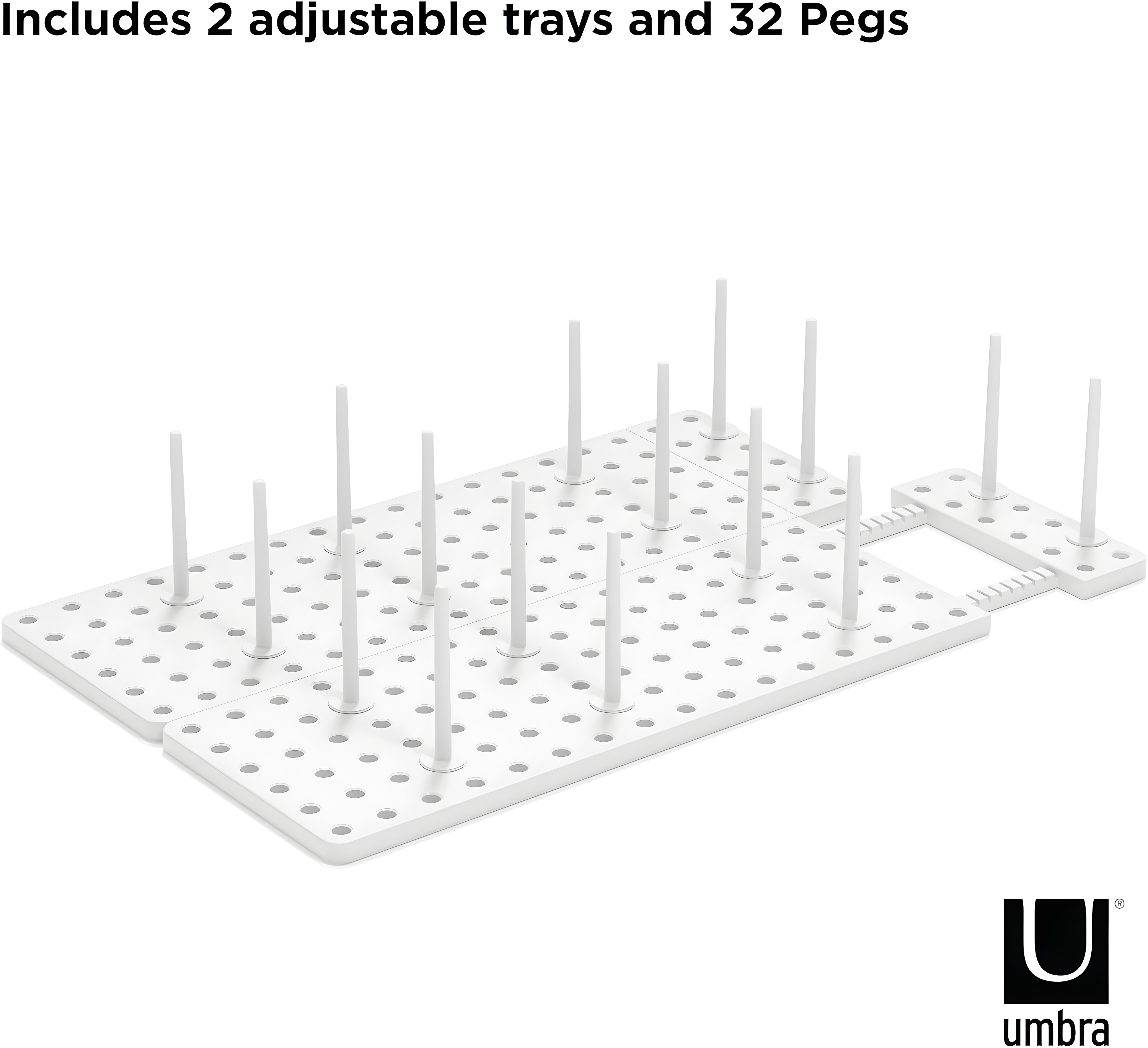 Umbra Peggy White Drawer Organizer
