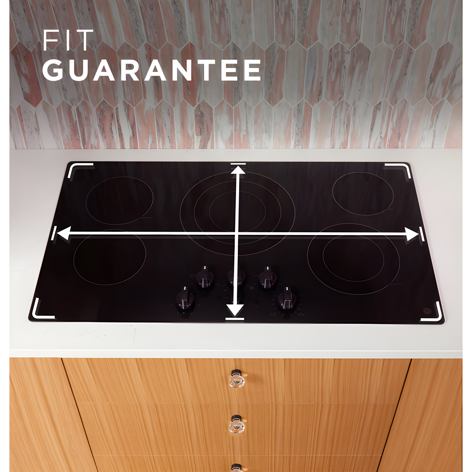 GE Appliances 36.13" Electric Cooktop with 5 Elements