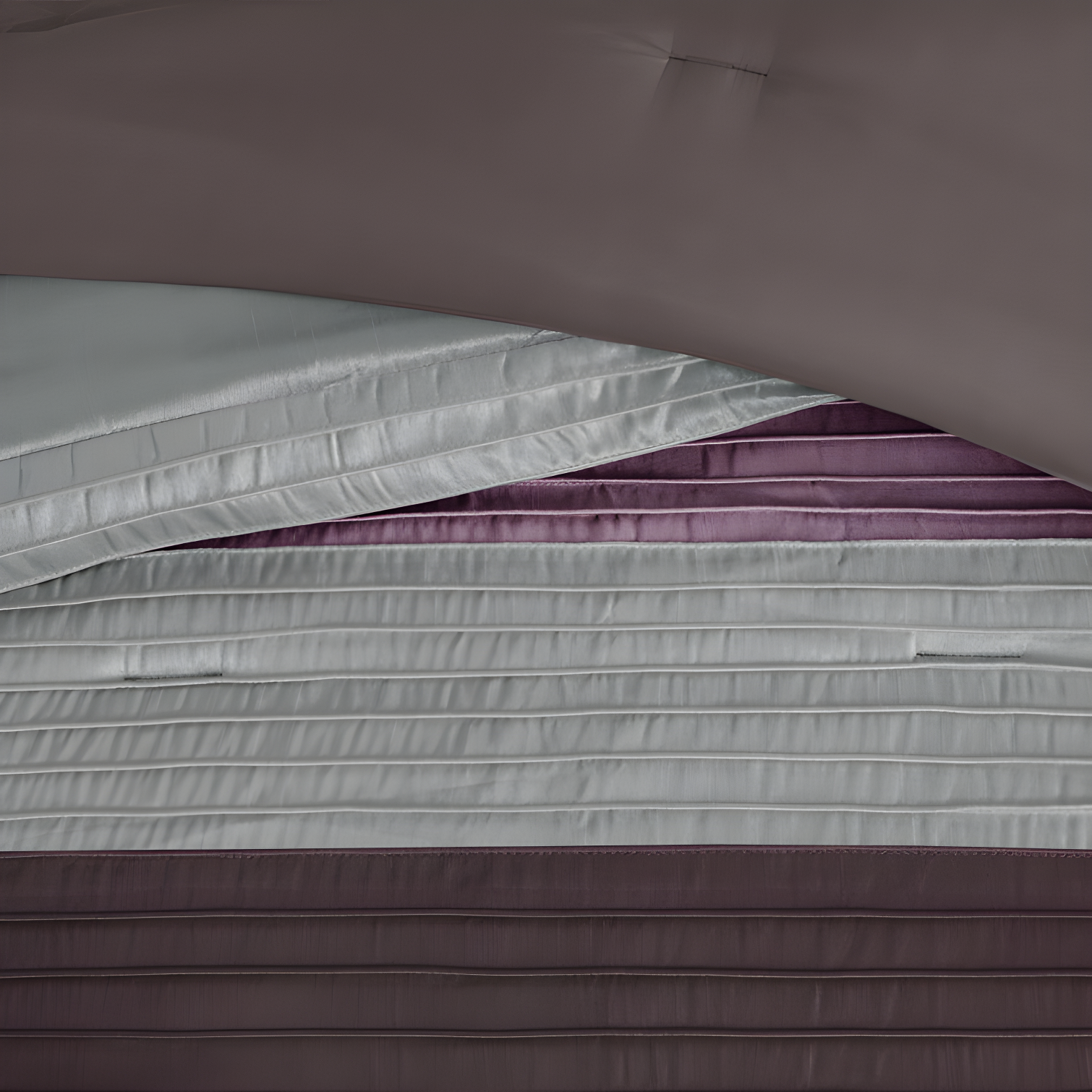 Madison Park Amherst 7 Piece Striped and Pleated Comforter Set
