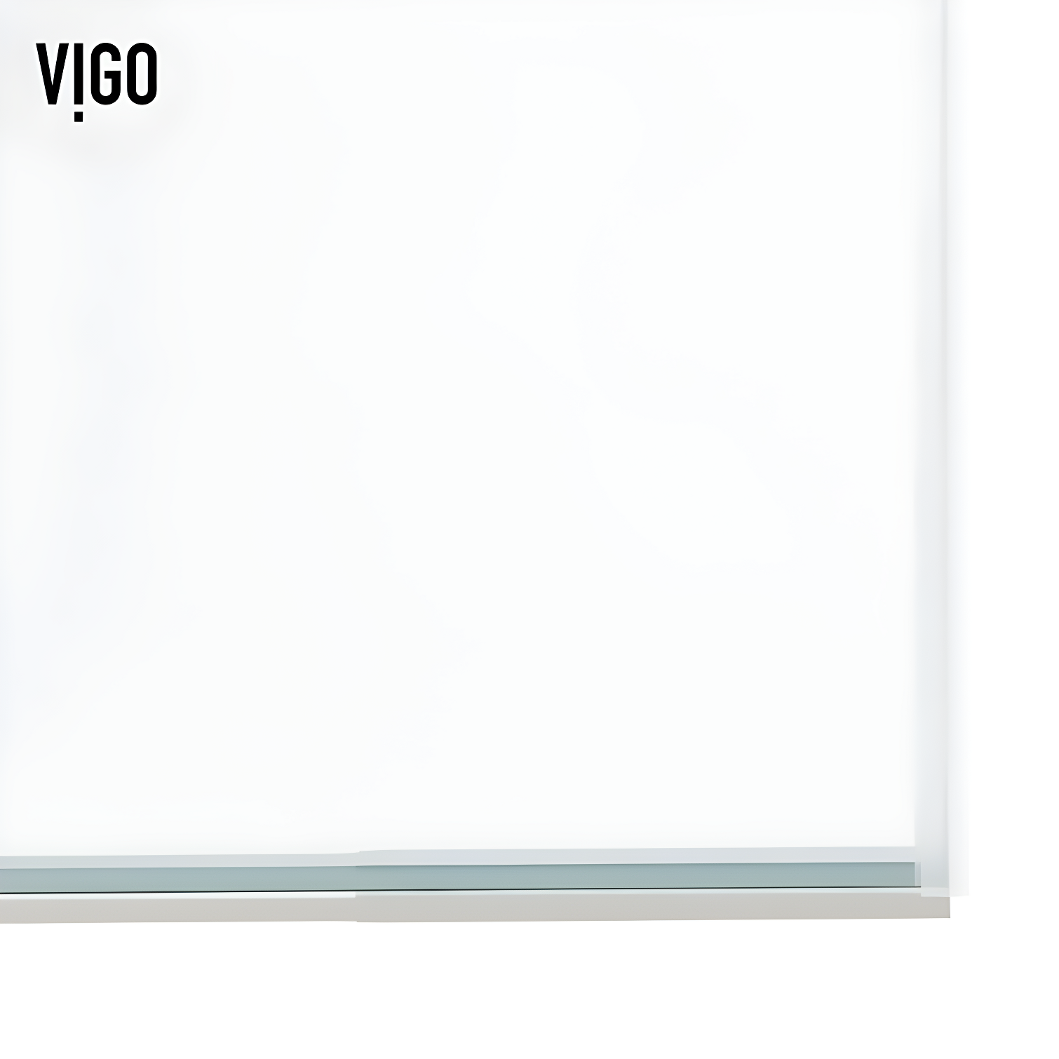 Houston 56-60" W x 66" H Double Sliding Frameless Tub Door with 3/8" Clear Glass