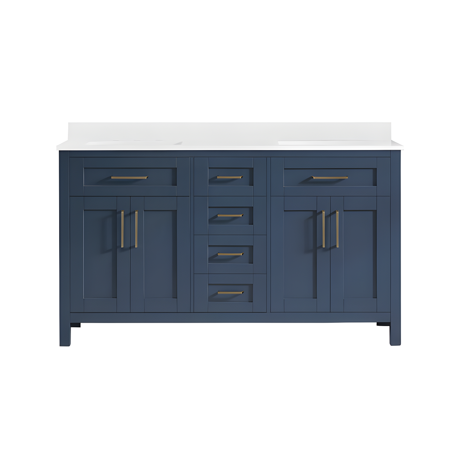OVE Decors Tahoe 60" Double Bathroom Vanity Set