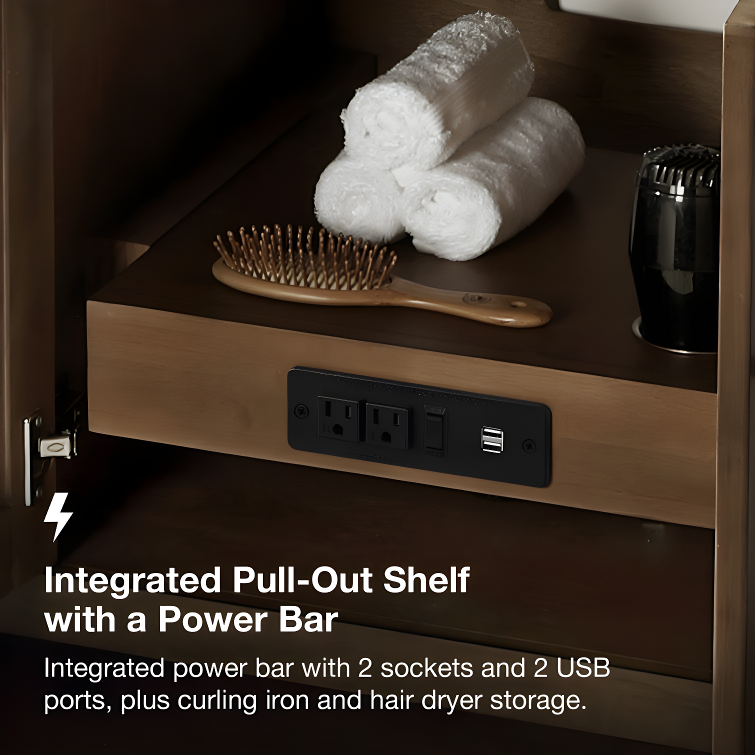 OVE Decors Tahoe 60" Double Bathroom Vanity Set