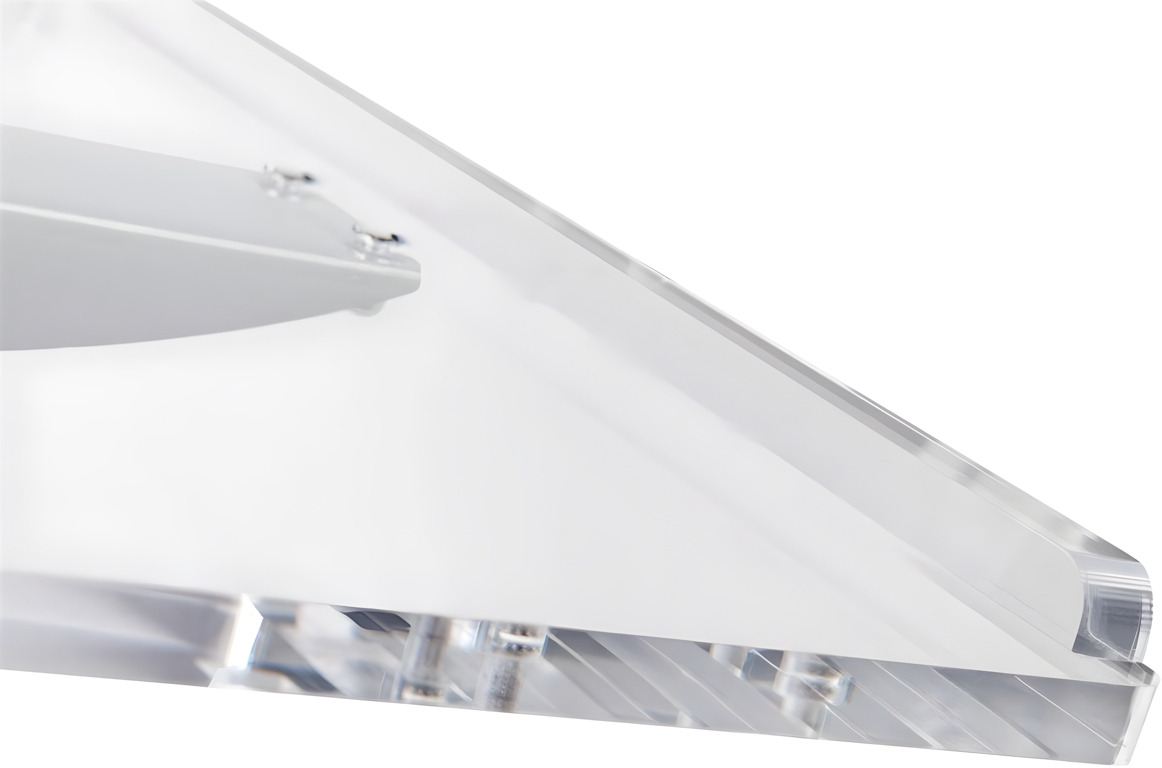 Displays2go CLRLECBNDS Floor Standing Speaking Podium, Slanted Top, Quick Assembly, Silver