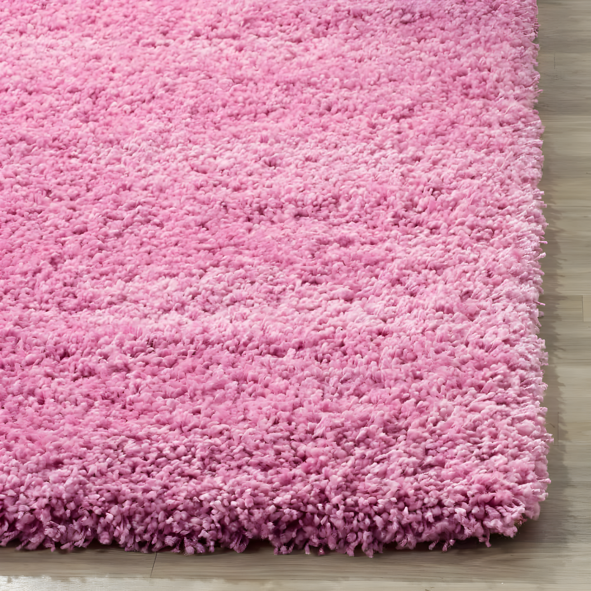 Shag SG151 Power Loomed Area Rug - Pink - 5'3"x5'3" - Safavieh.