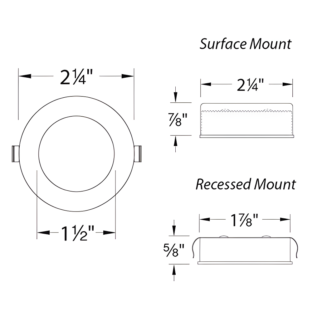 LEDme® LED Under Cabinet Puck Light