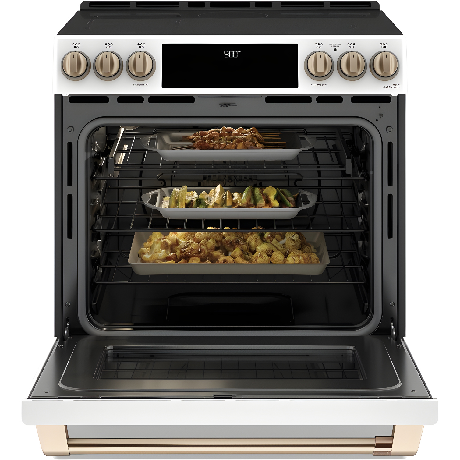 Café Café Smart Appliances Induction 30" 5.7 cu. ft. Slide-in Electric Range