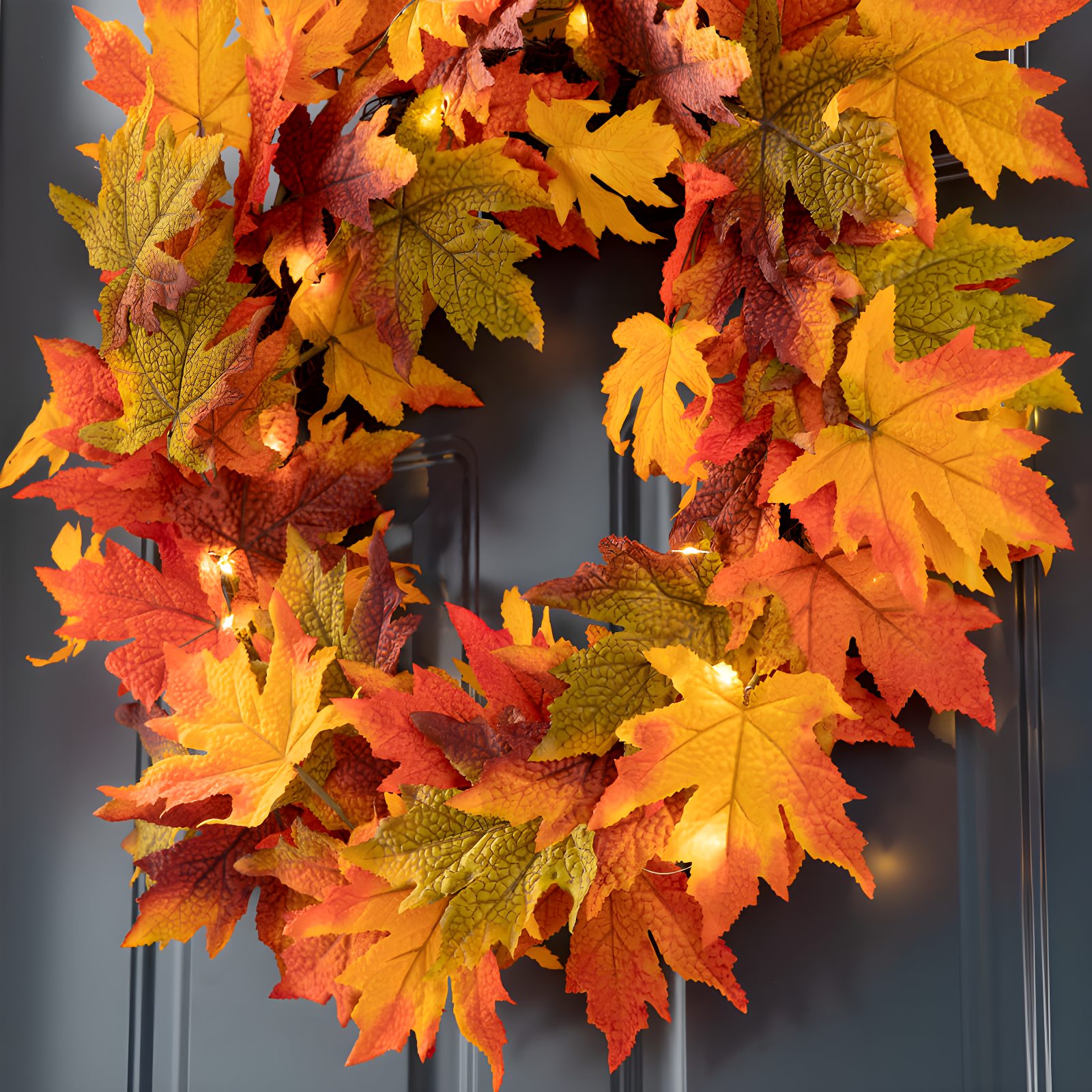Jetlink Crafts Wreath Lighted Polyester 24'' Wreath