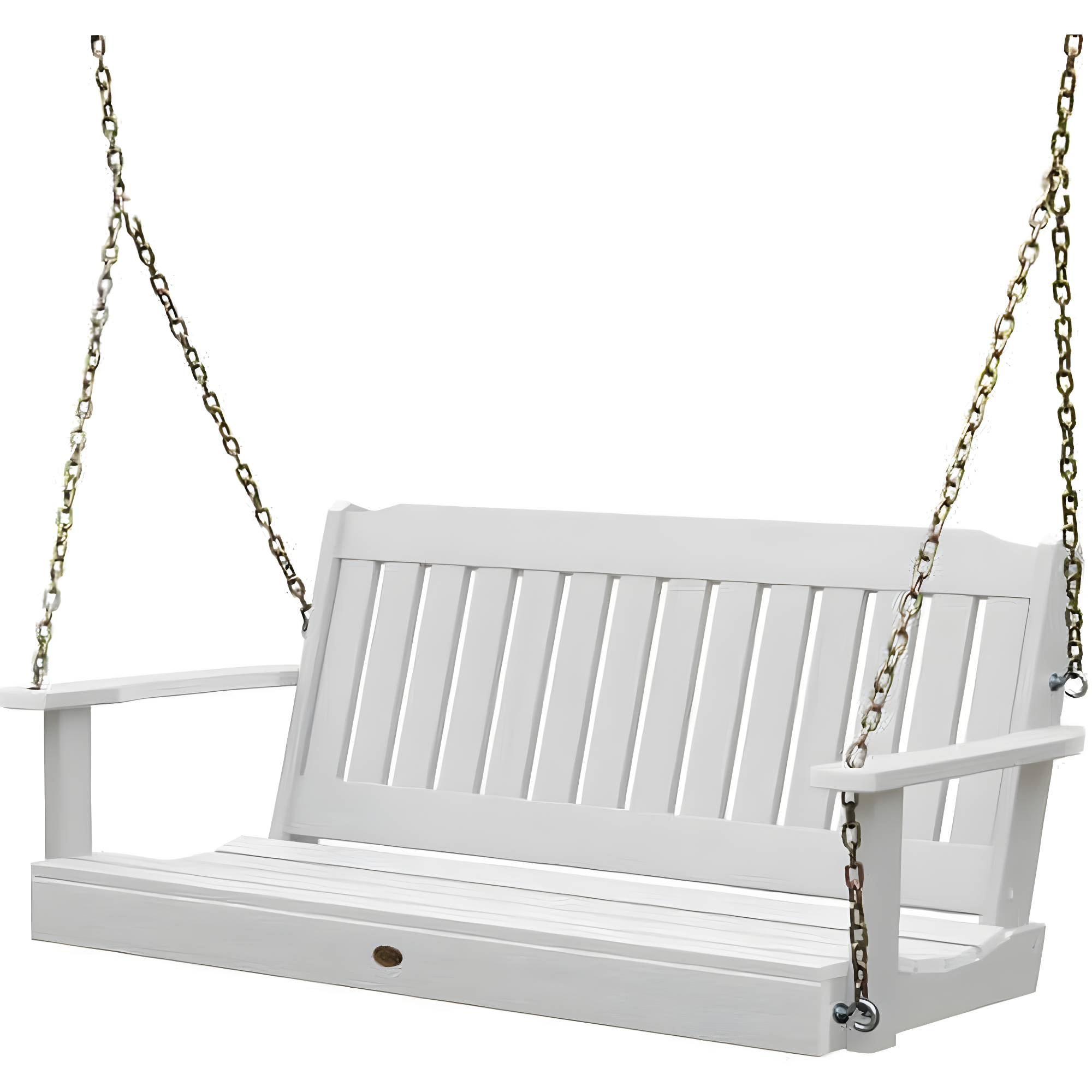 Lehigh 4' Porch Swing - White - highwood: Outdoor Furniture, 500lb Capacity, Fade-Resistant