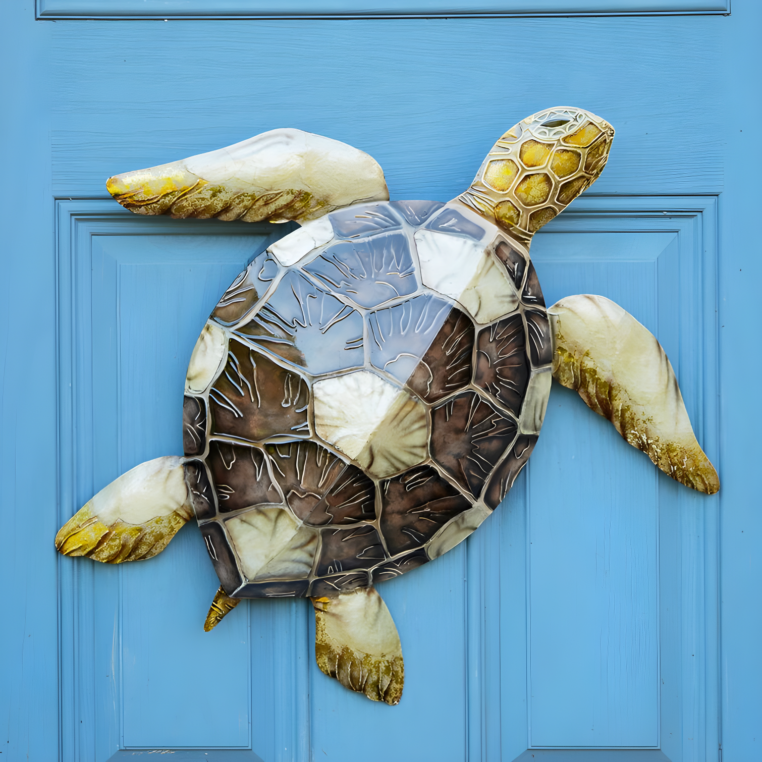 Eangee Home Design Handmade Coastal Landscape & Nature Wall Decor on Metal
