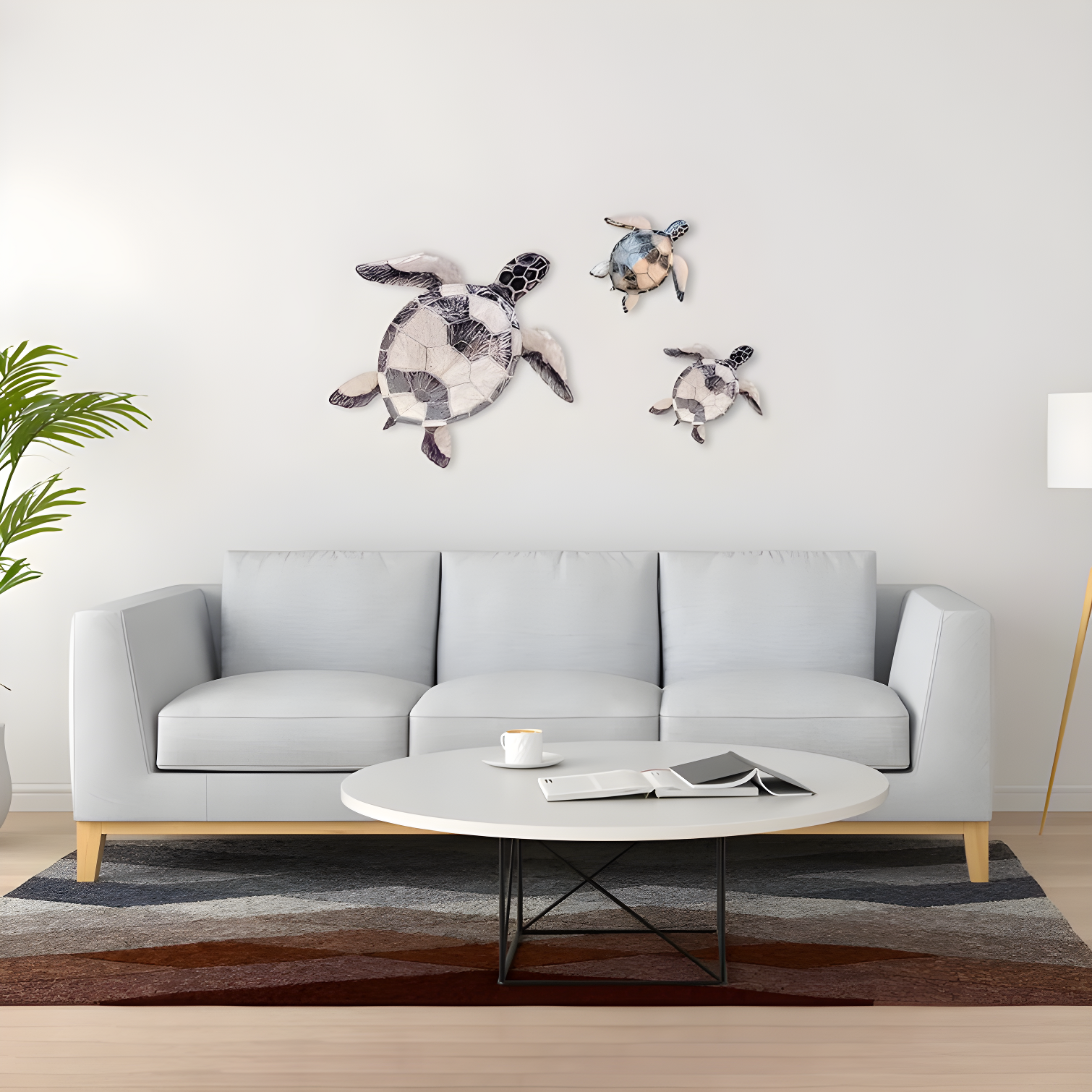 Eangee Home Design Handmade Coastal Landscape & Nature Wall Decor on Metal