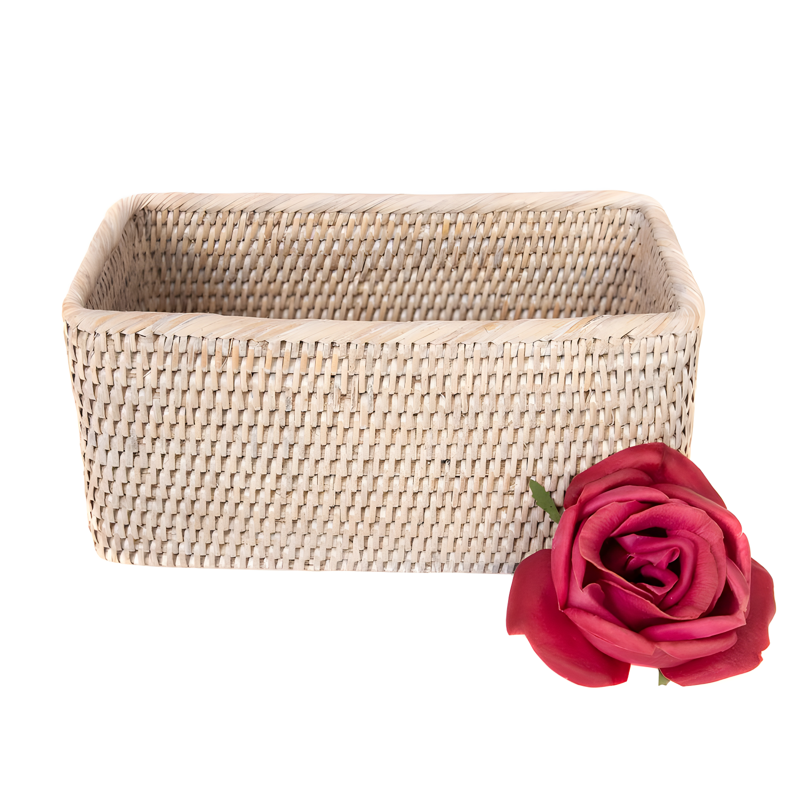 Rosecliff Heights Bavan Rattan Basket & Reviews | AllModern