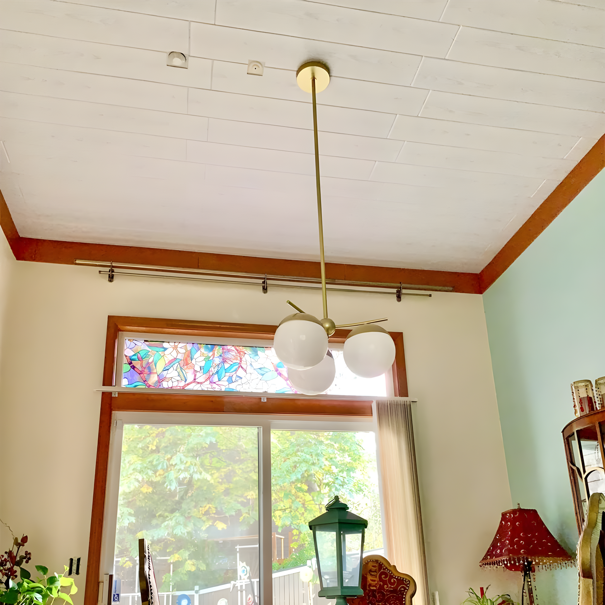 Foam Wood Glue-Up Ceiling Planks 39 in. x 6 in.
