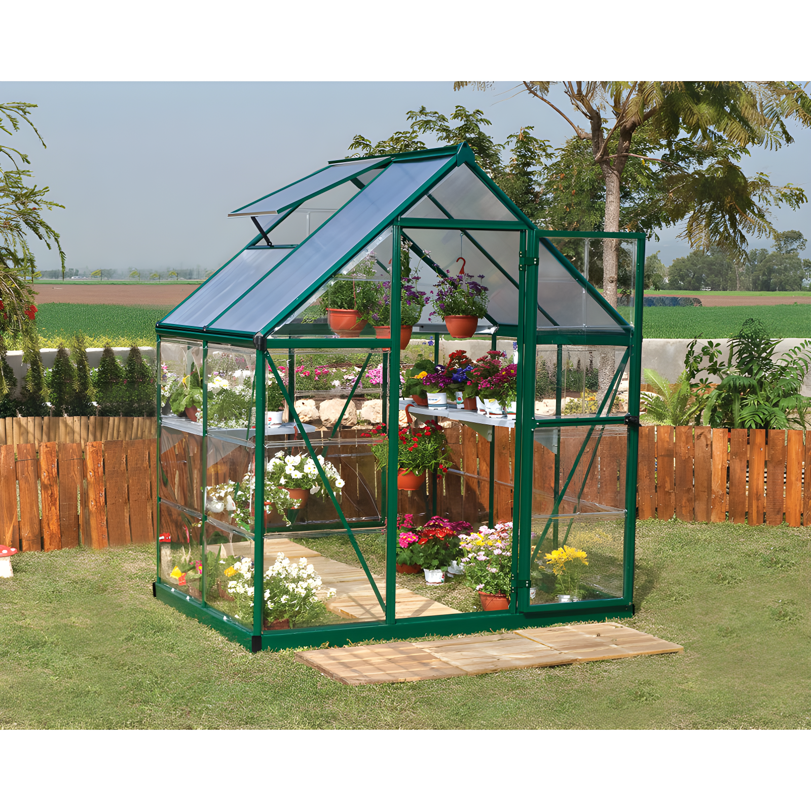 Canopia Palram - Canopia Hybrid Polycarbonate Hobby Greenhouse