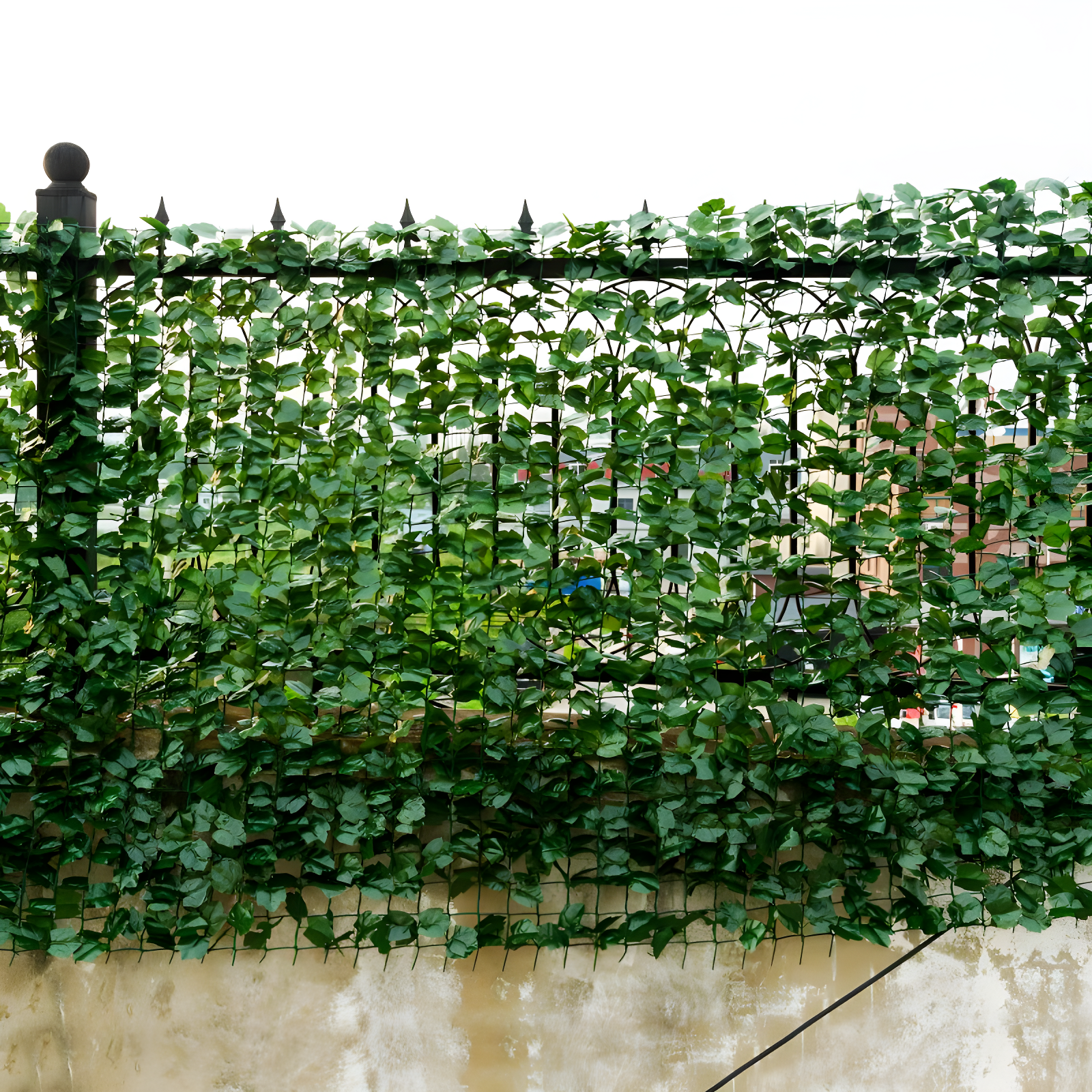 Costway 40''x95'' Faux Ivy Leaf Decorative Privacy Fence Screen Artificial Hedge Fencing