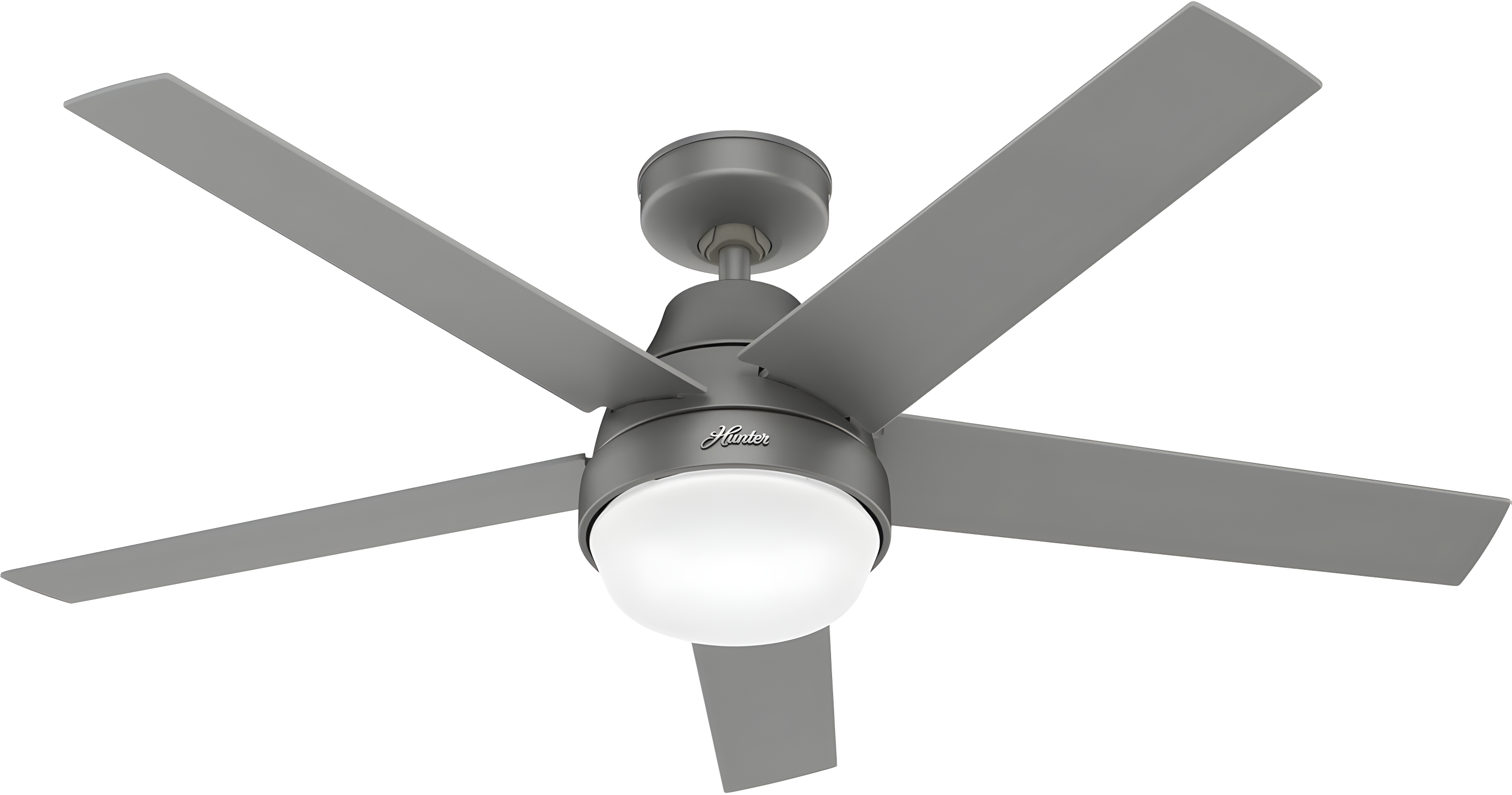 52" Aerodyne 5 - Blade Smart Standard Ceiling Fan with Lights and Remote