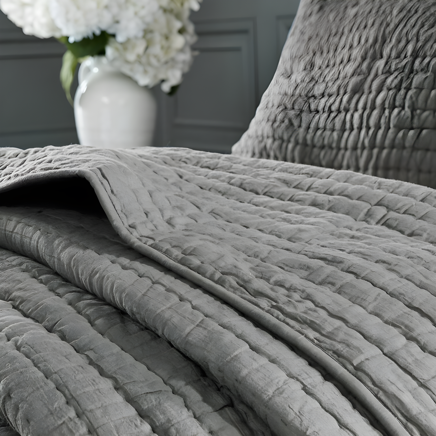 Madison Park Signature Madison Park Signature Serene 3 Piece Hand Quilted Cotton Quilt Set