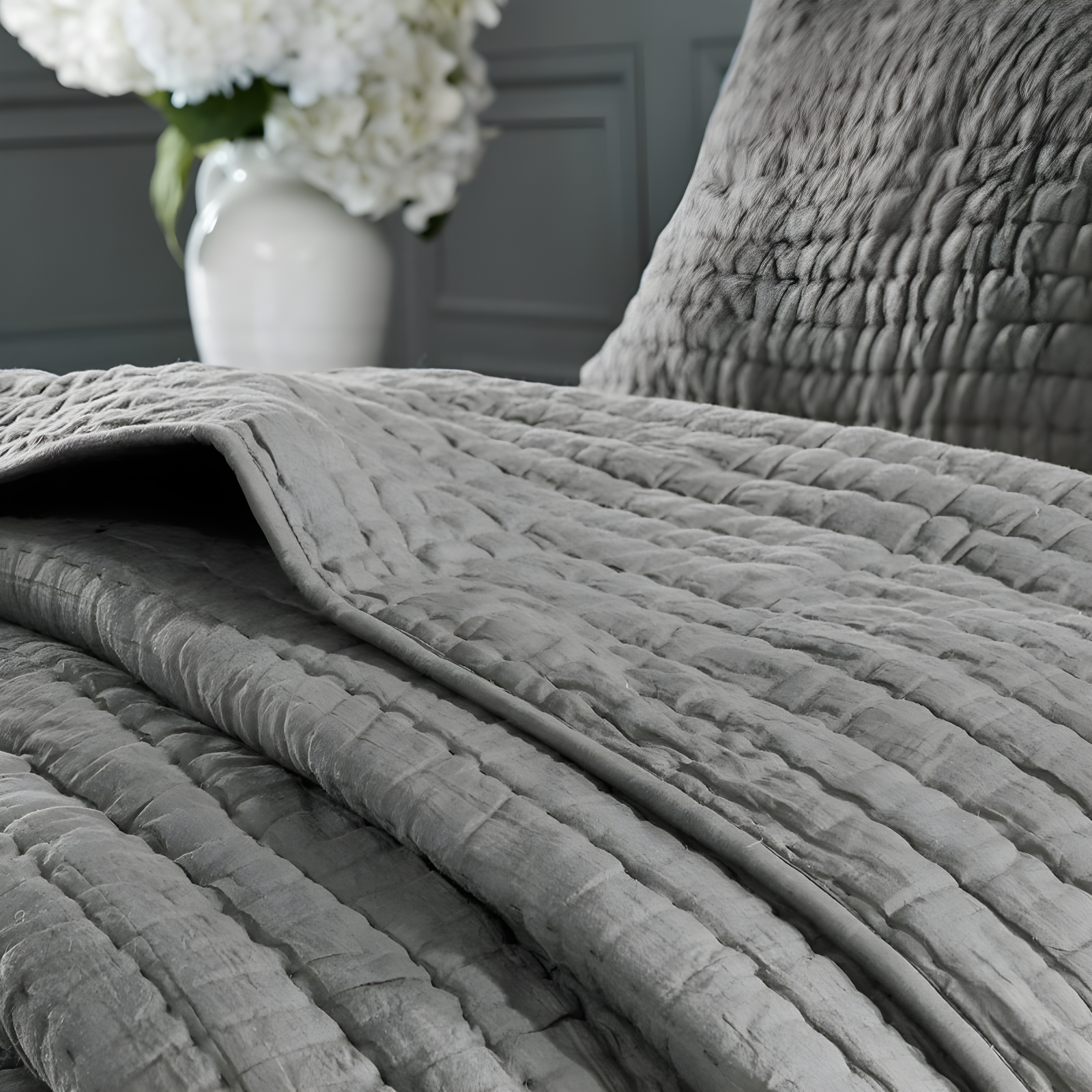 Madison Park Signature Madison Park Signature Serene 3 Piece Hand Quilted Cotton Quilt Set