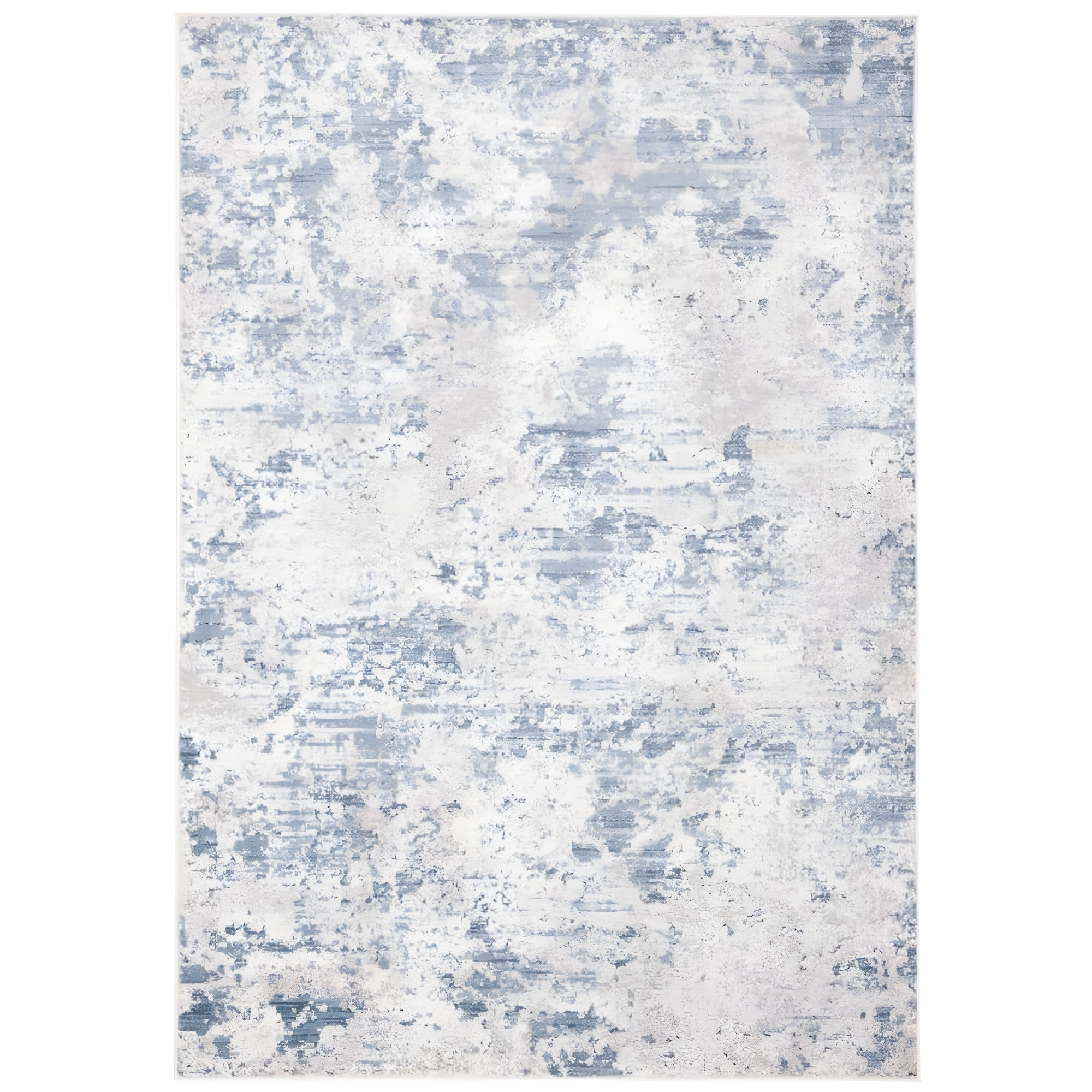 Amelia 700 ALA705 Machine Made Loomed Area Rug - Grey/Blue - 6'-0" x 9'-0" - Safavieh