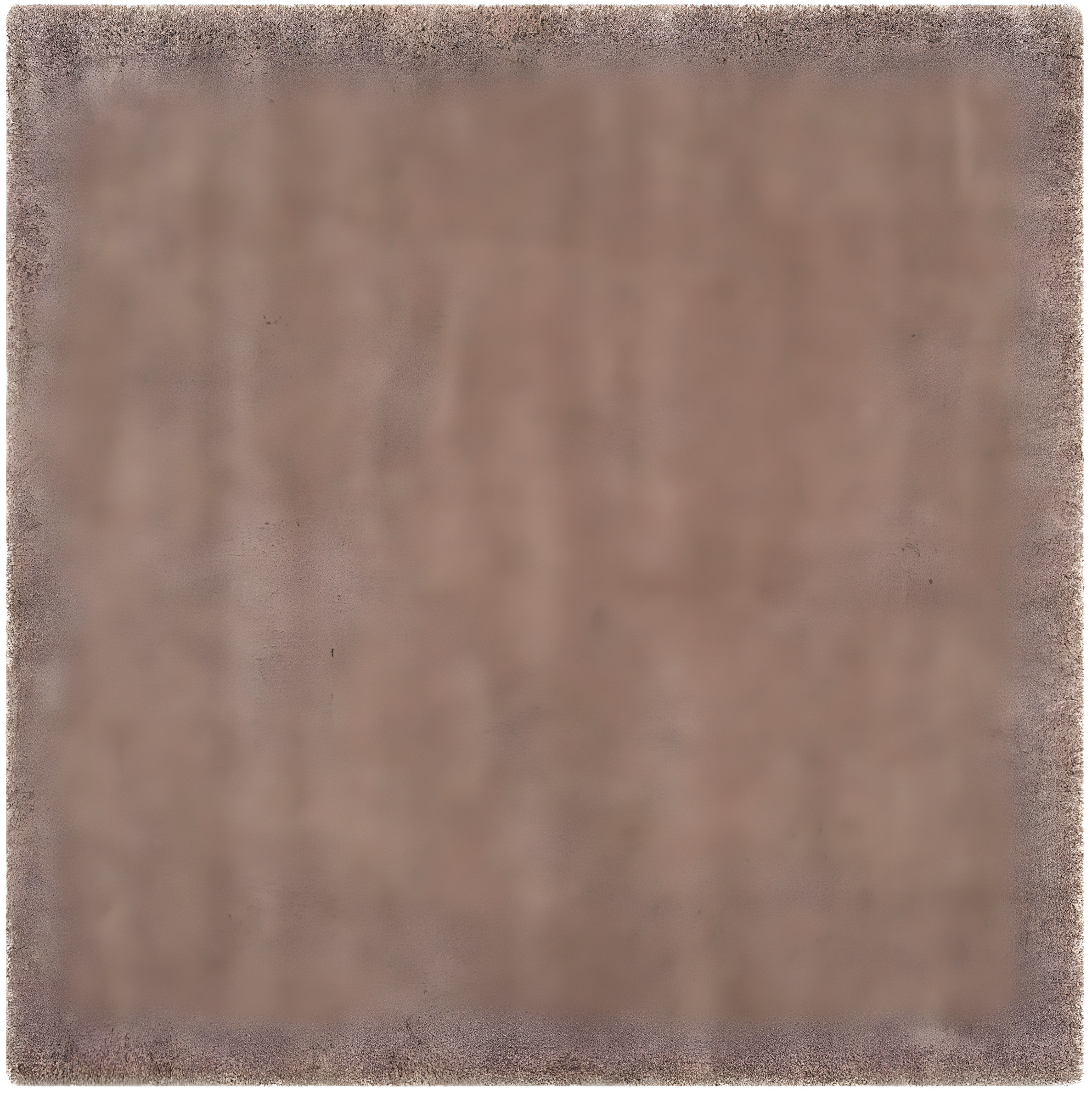 SAFAVIEH California Solid Plush Shag Area Rug, Taupe, 5'3" x 5'3" Square