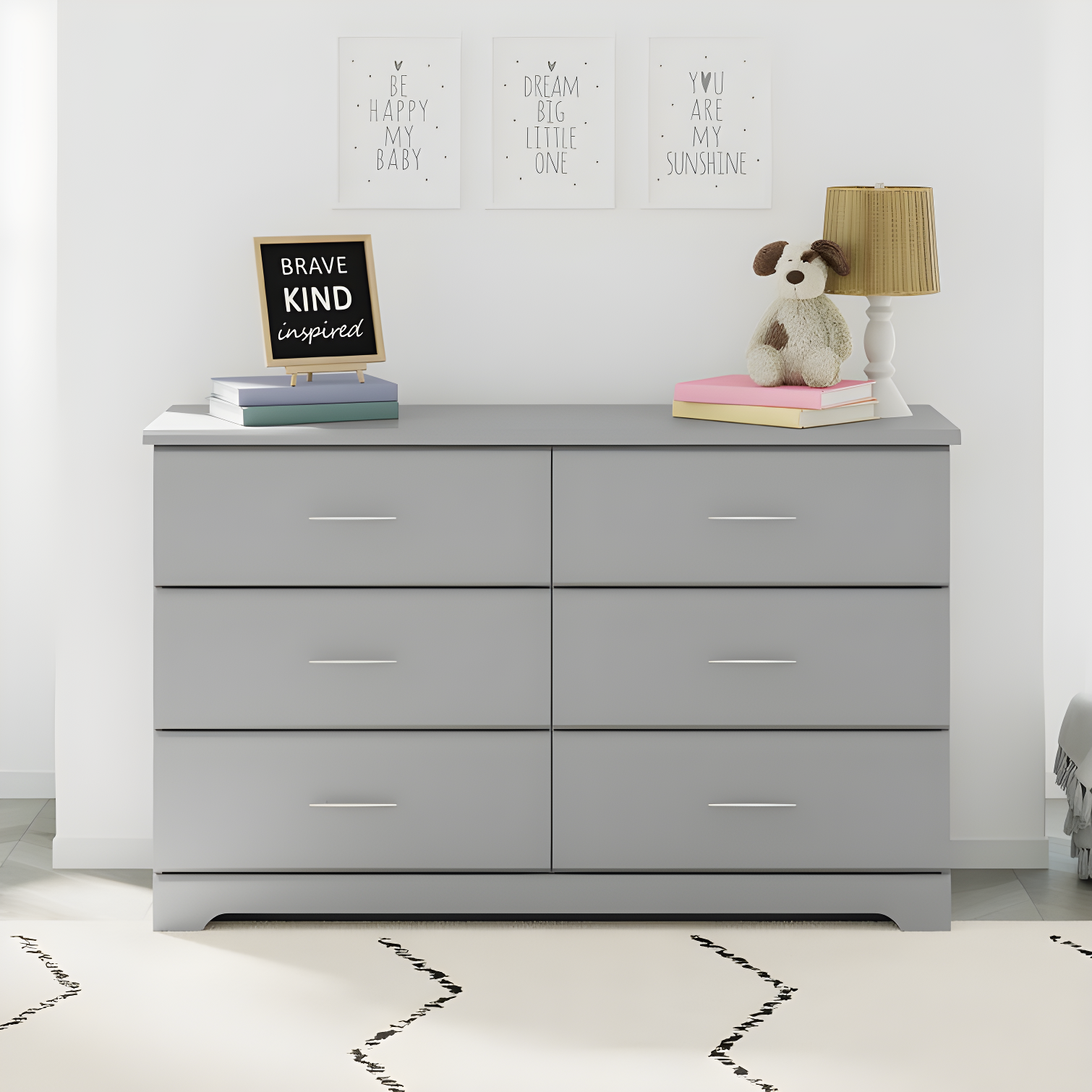 Brookside 6 Drawer Double Dresser