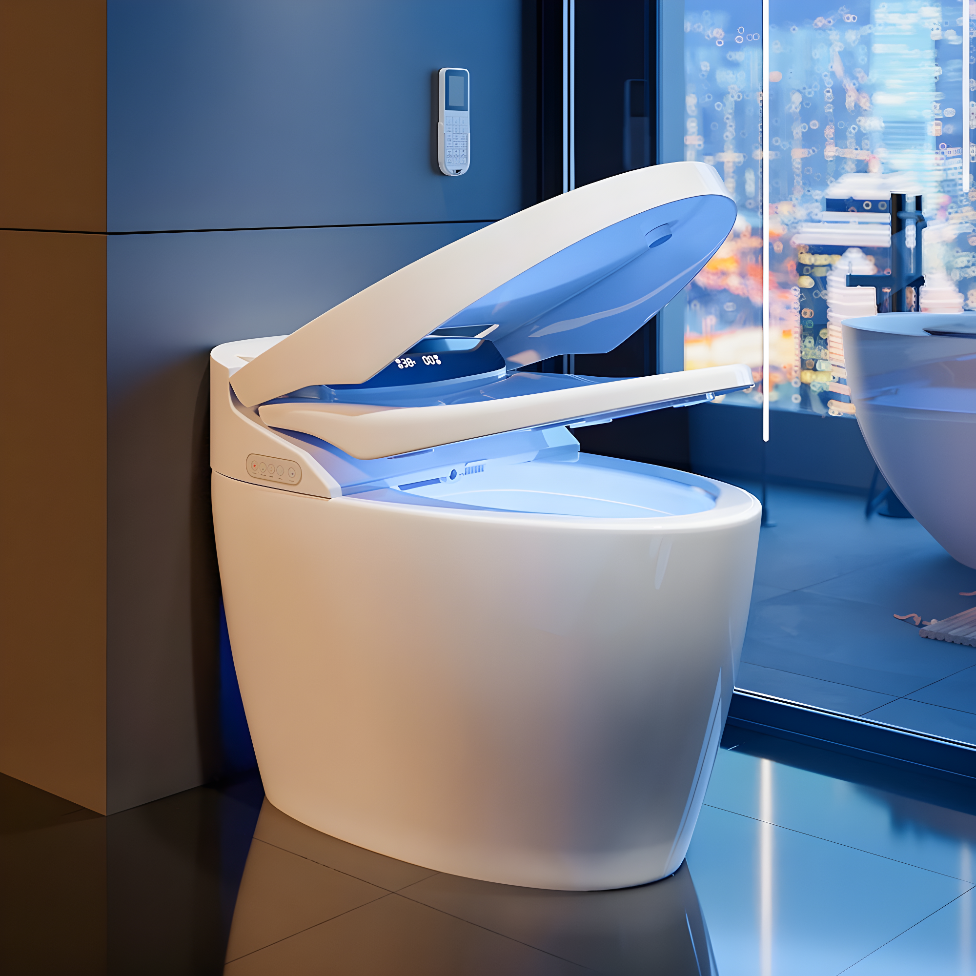 Homary GPF Elongated Back To Wall Toilets (Seat Included)