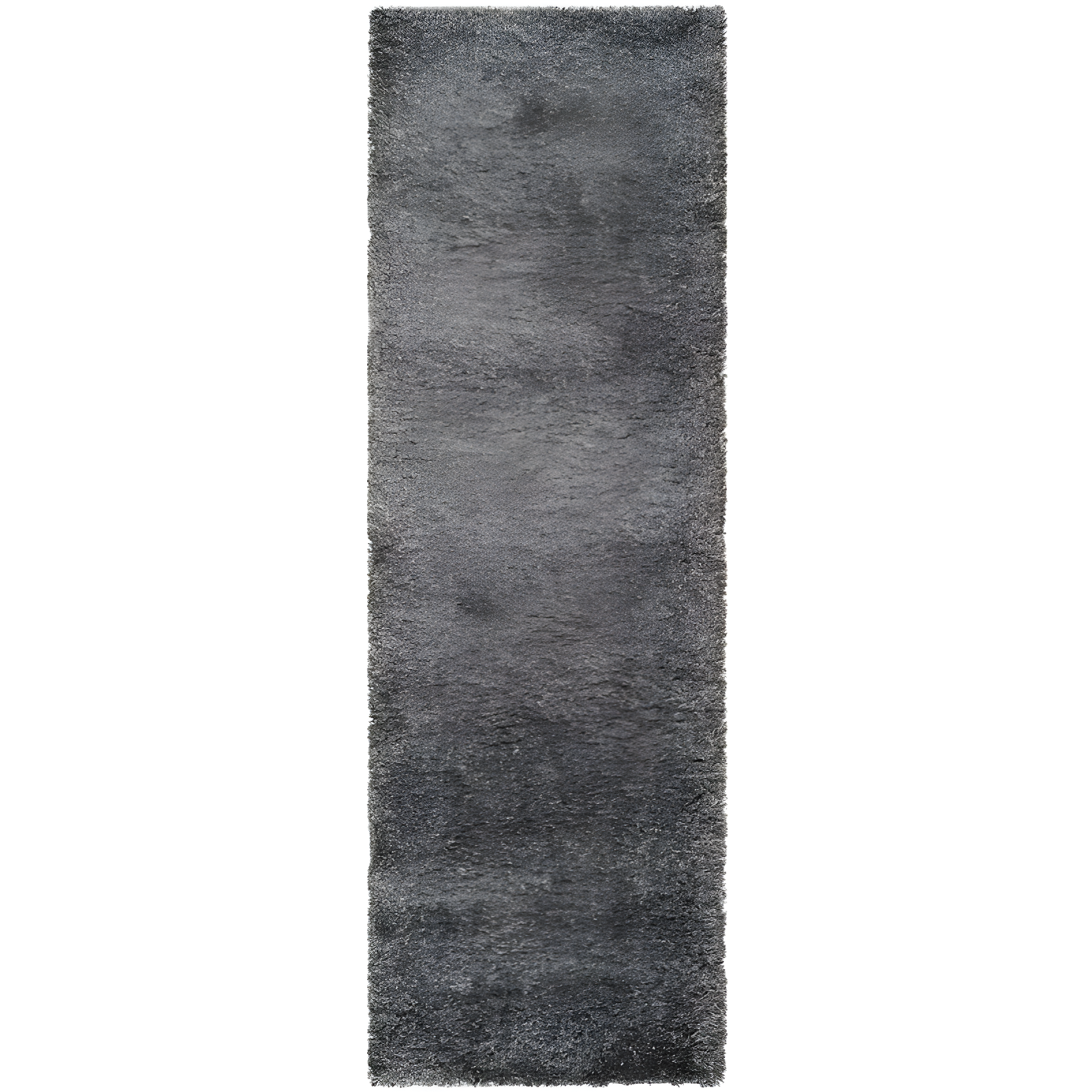 Shag SG151 Power Loomed Indoor Runner Rug - Dark Grey - 2'3"x11' - Safavieh.