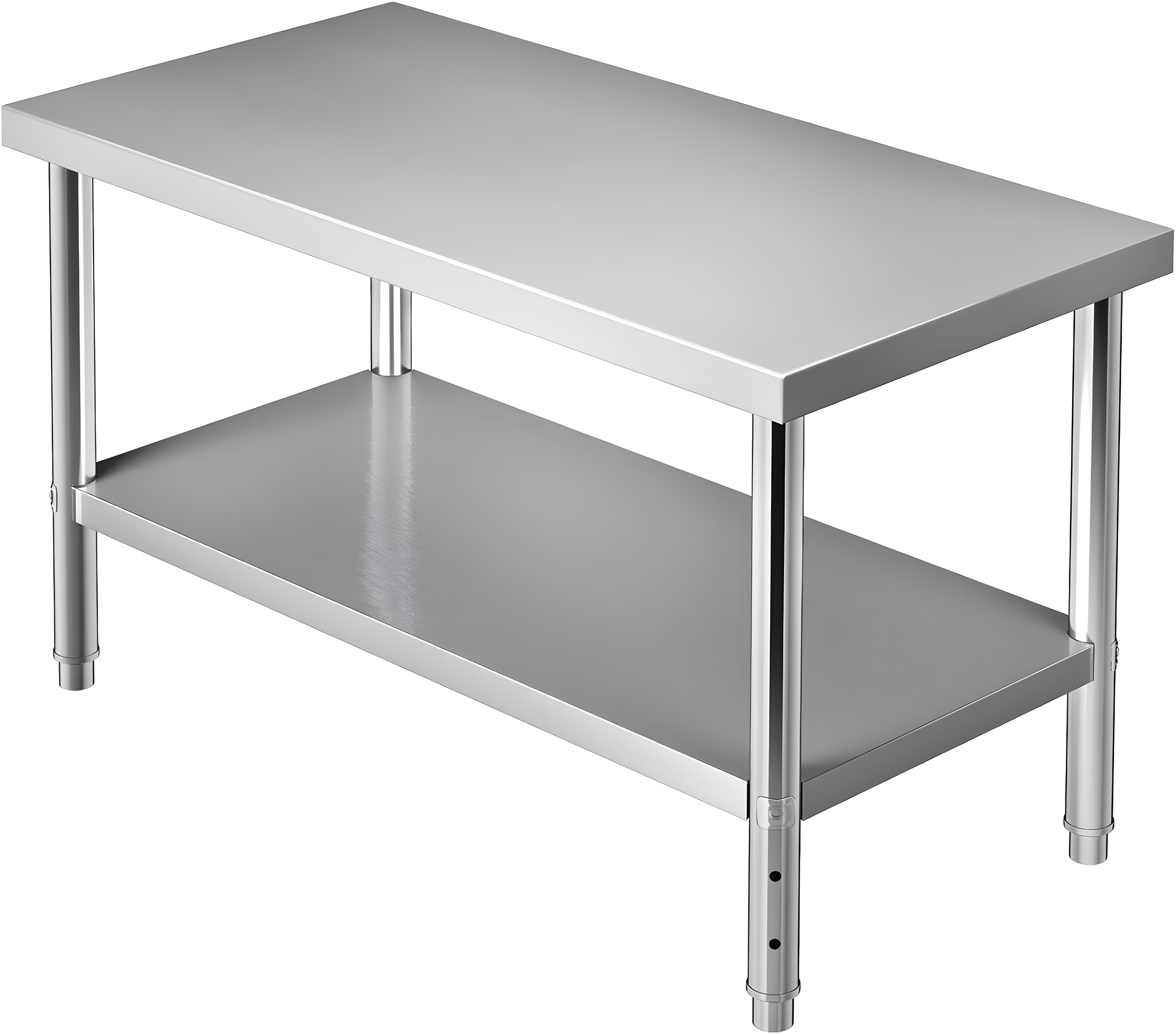 Prep & Savour Demnan Metal Top Workbench