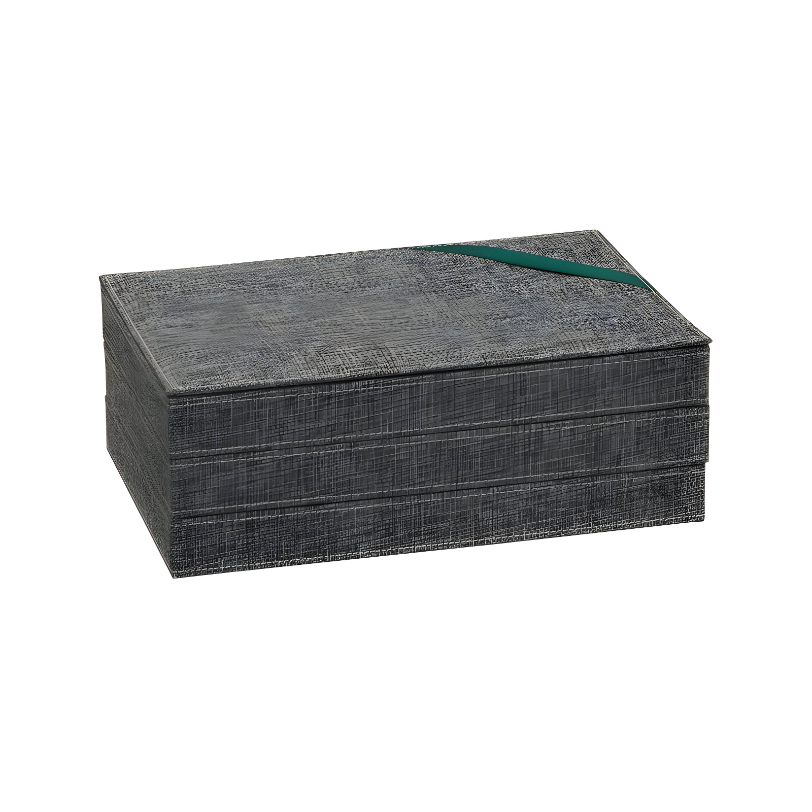 Household Essentials 3pc Stacking Jewelry Trays Graphite Linen: Stackable Jewelry Organizer & Storage, Gray, Adult Use
