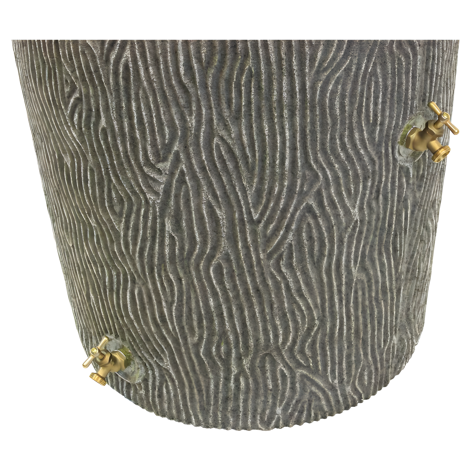 Good Ideas Good Ideas 50 Gallons Plastic Drainable Dual Overflow Planter Rain Barrel